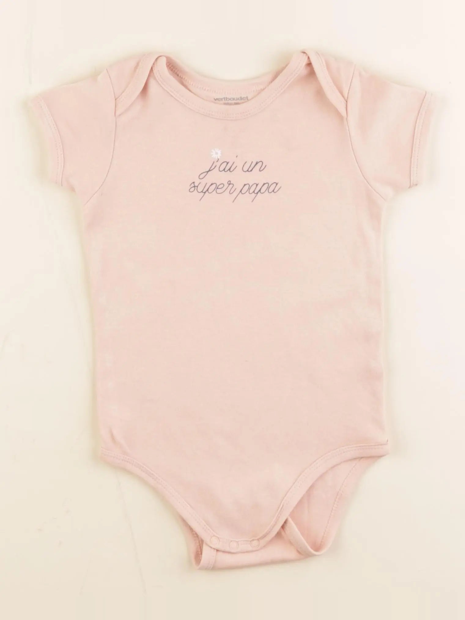 Vertbaudet - body rose - 36 mois