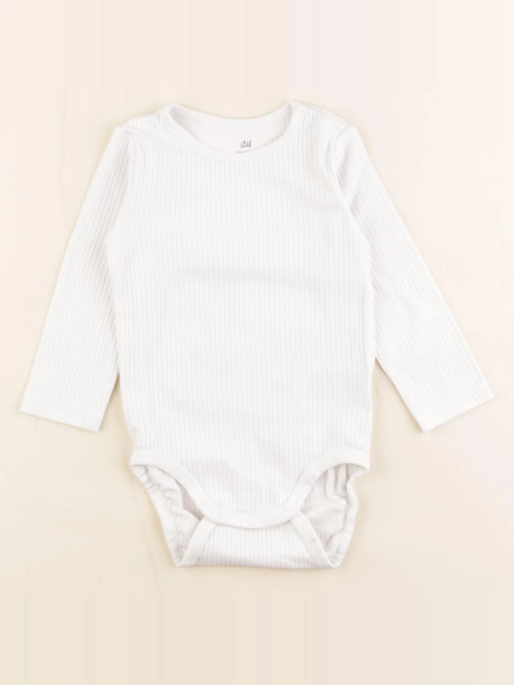 H&M - body blanc - 9/12 mois