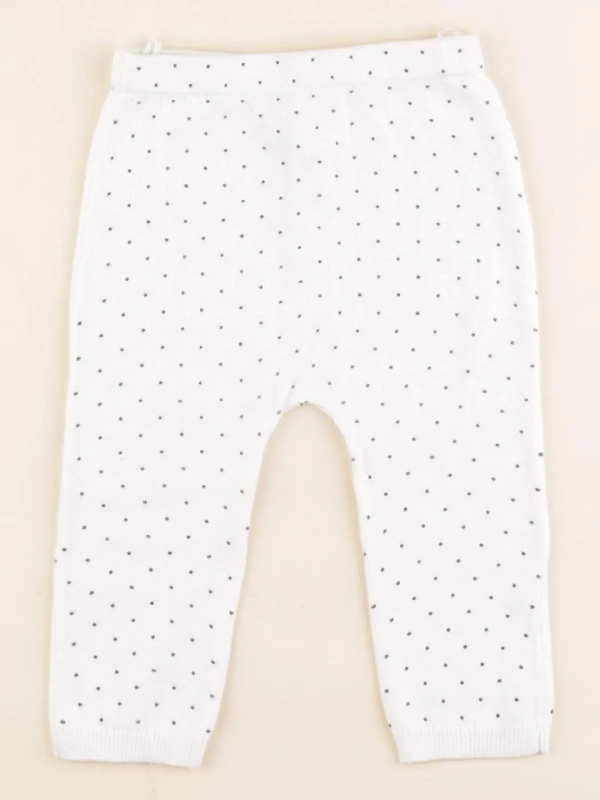 Boutchou - legging blanc - 6 mois