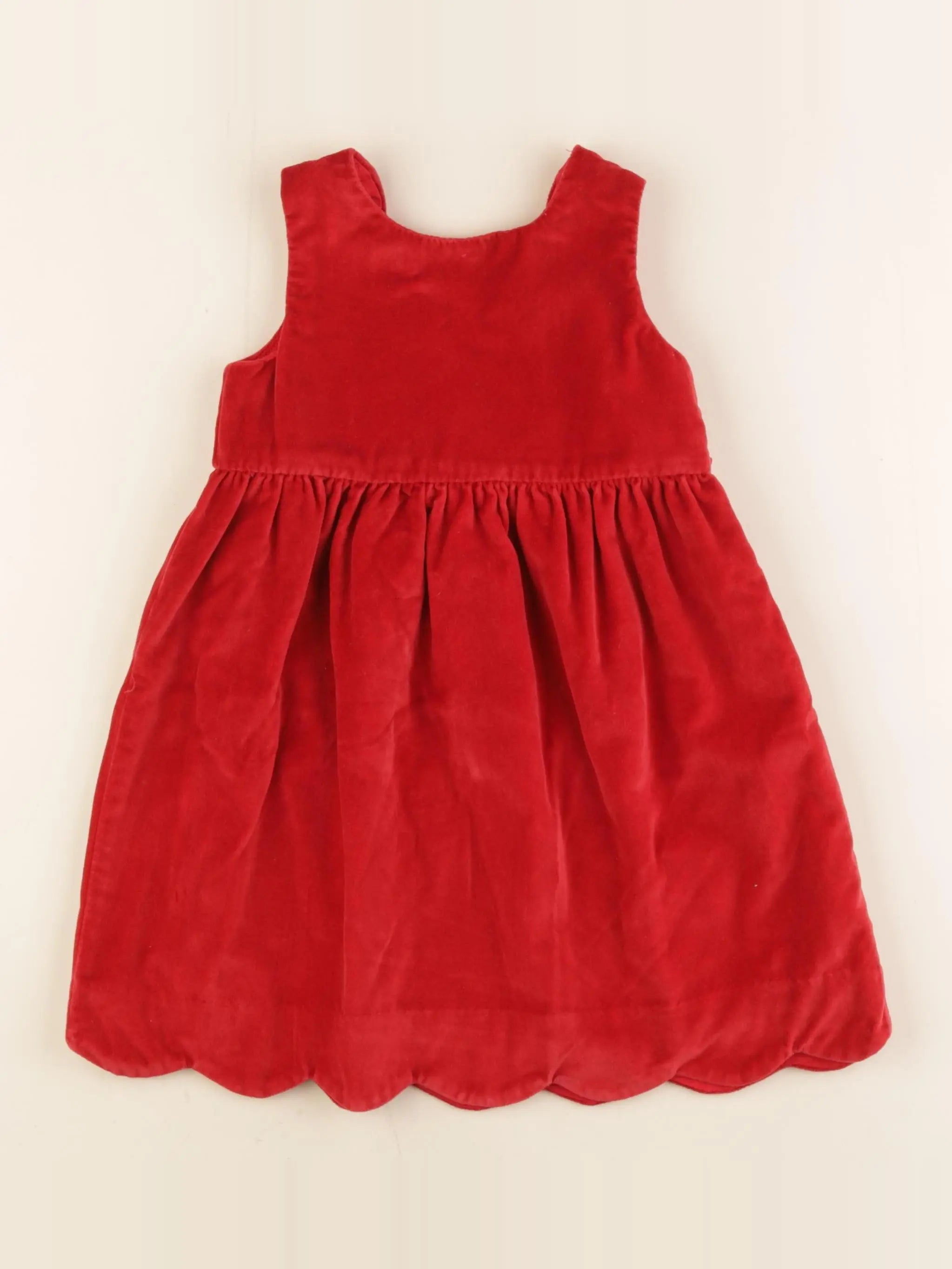 Vertbaudet - robe rouge - 4 ans