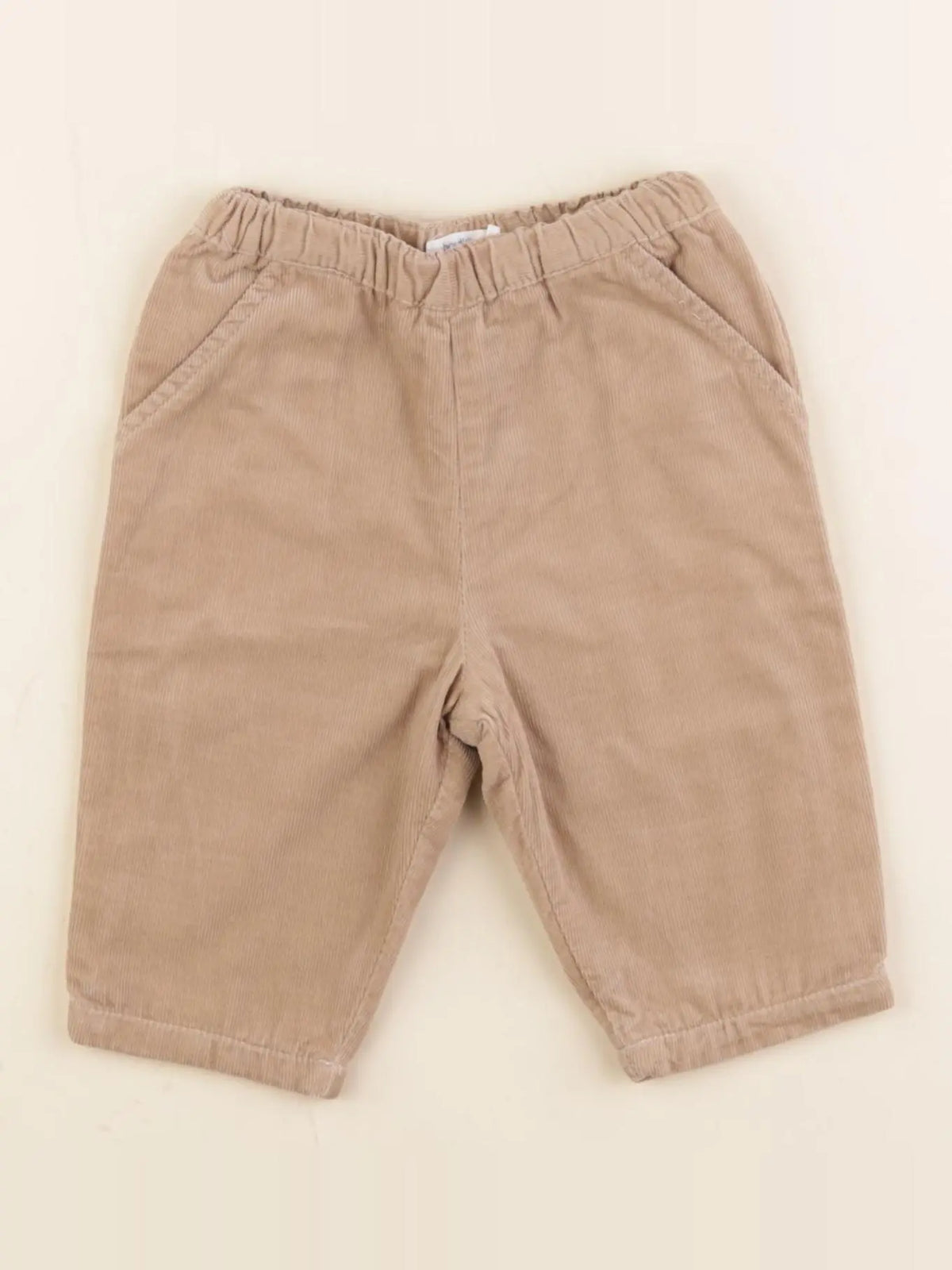 Boutchou - pantalon doublé beige - 3 mois