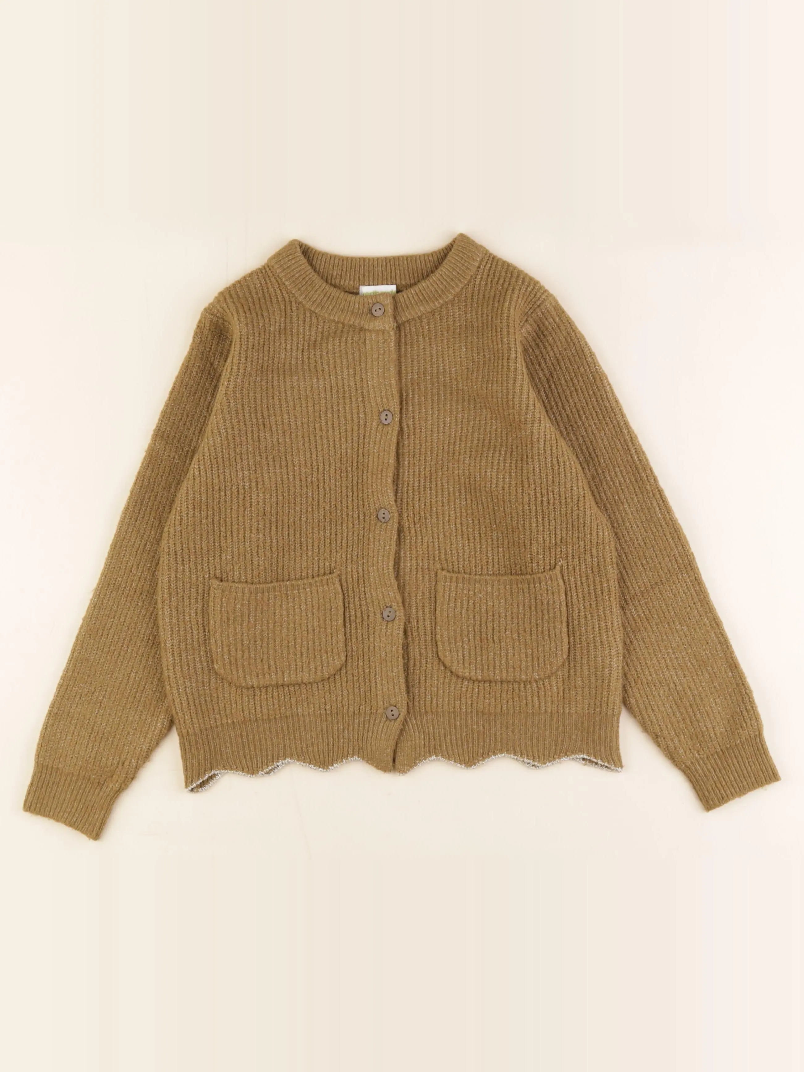 Vertbaudet - gilet vert - 8 ans