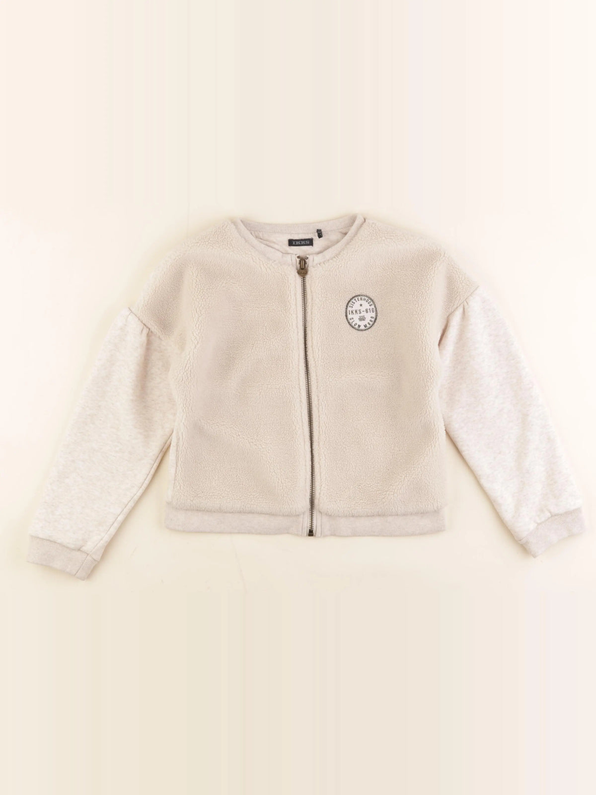IKKS - sweat beige - 10 ans