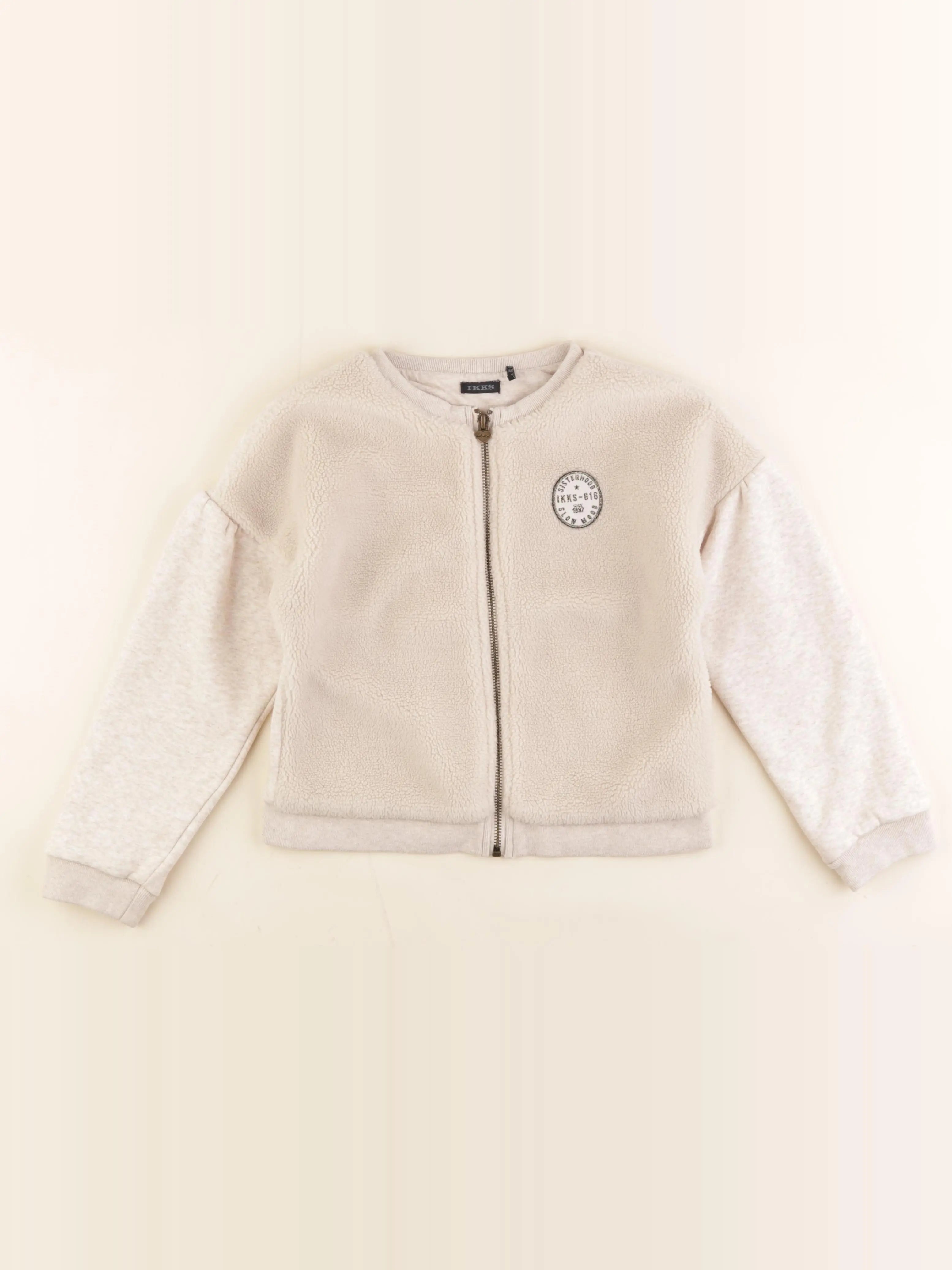 IKKS - sweat beige - 10 ans