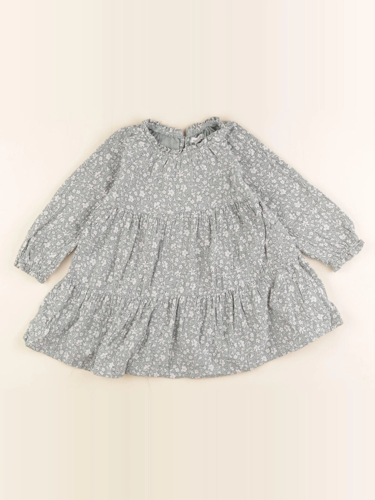 Vertbaudet - robe vert - 36 mois