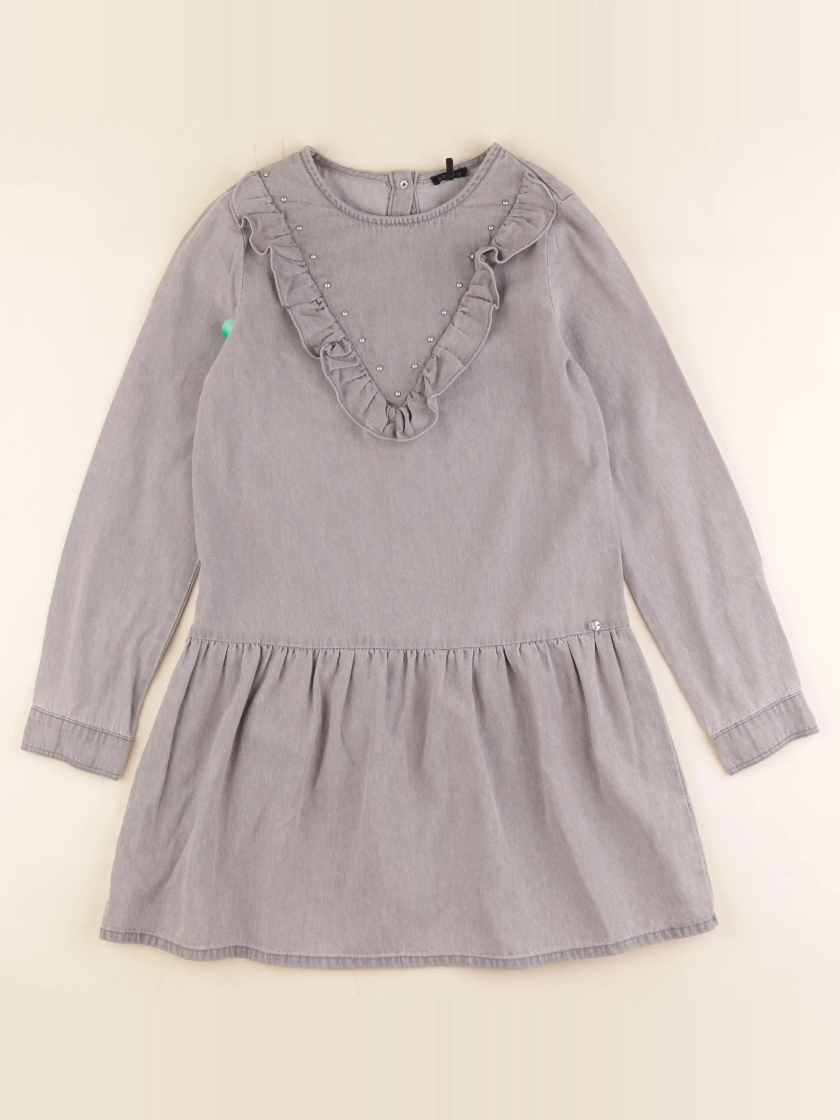 IKKS - robe gris - 10 ans