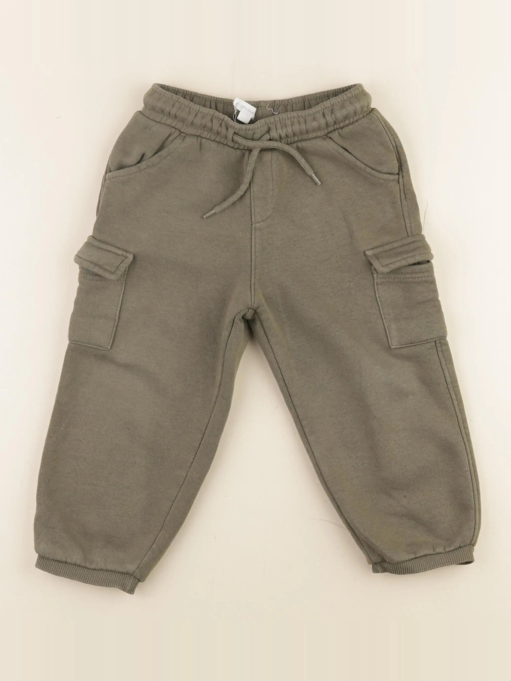 Vertbaudet - jogging doublé vert - 36 mois