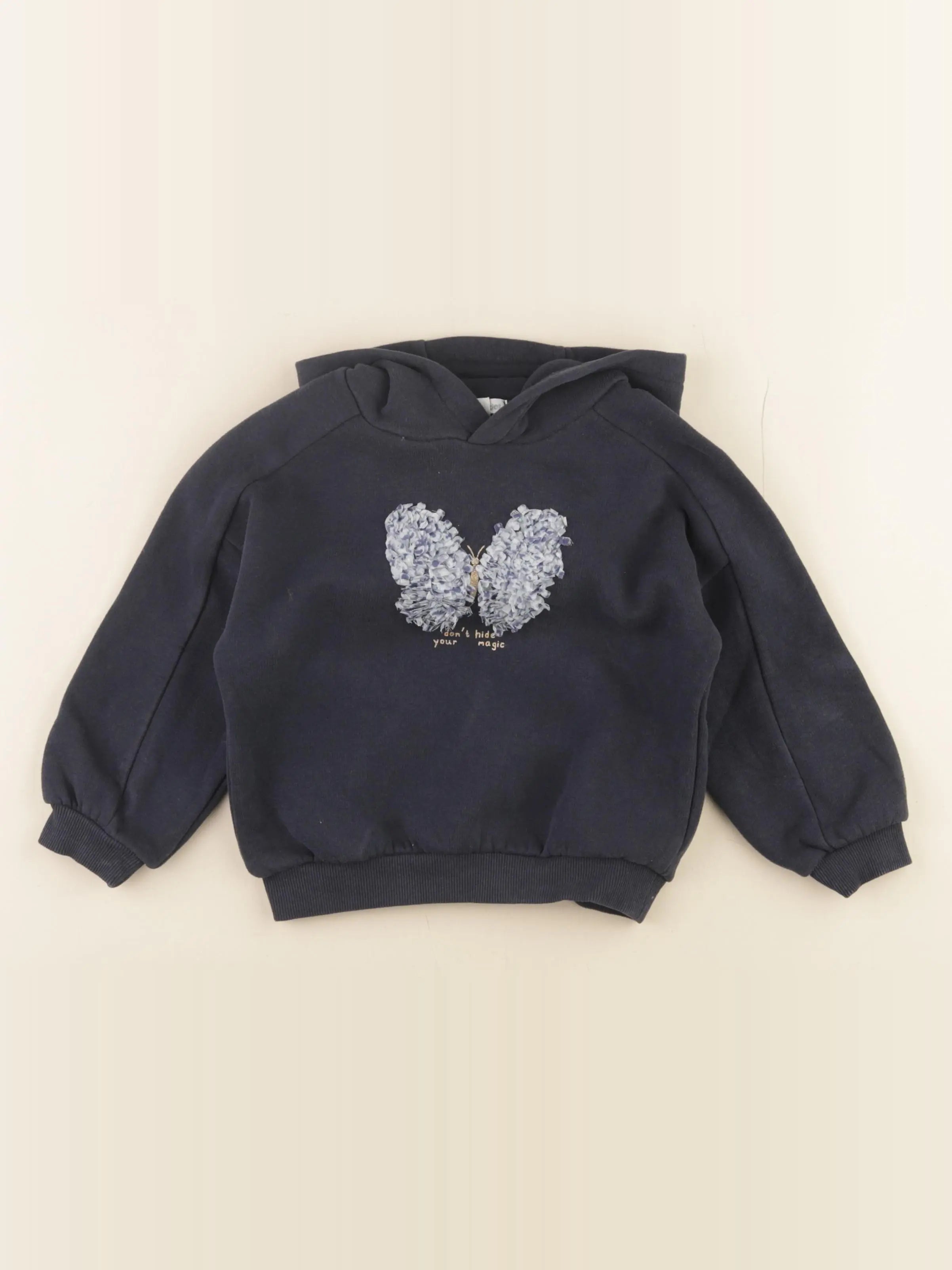 Vertbaudet - sweat bleu - 3 ans