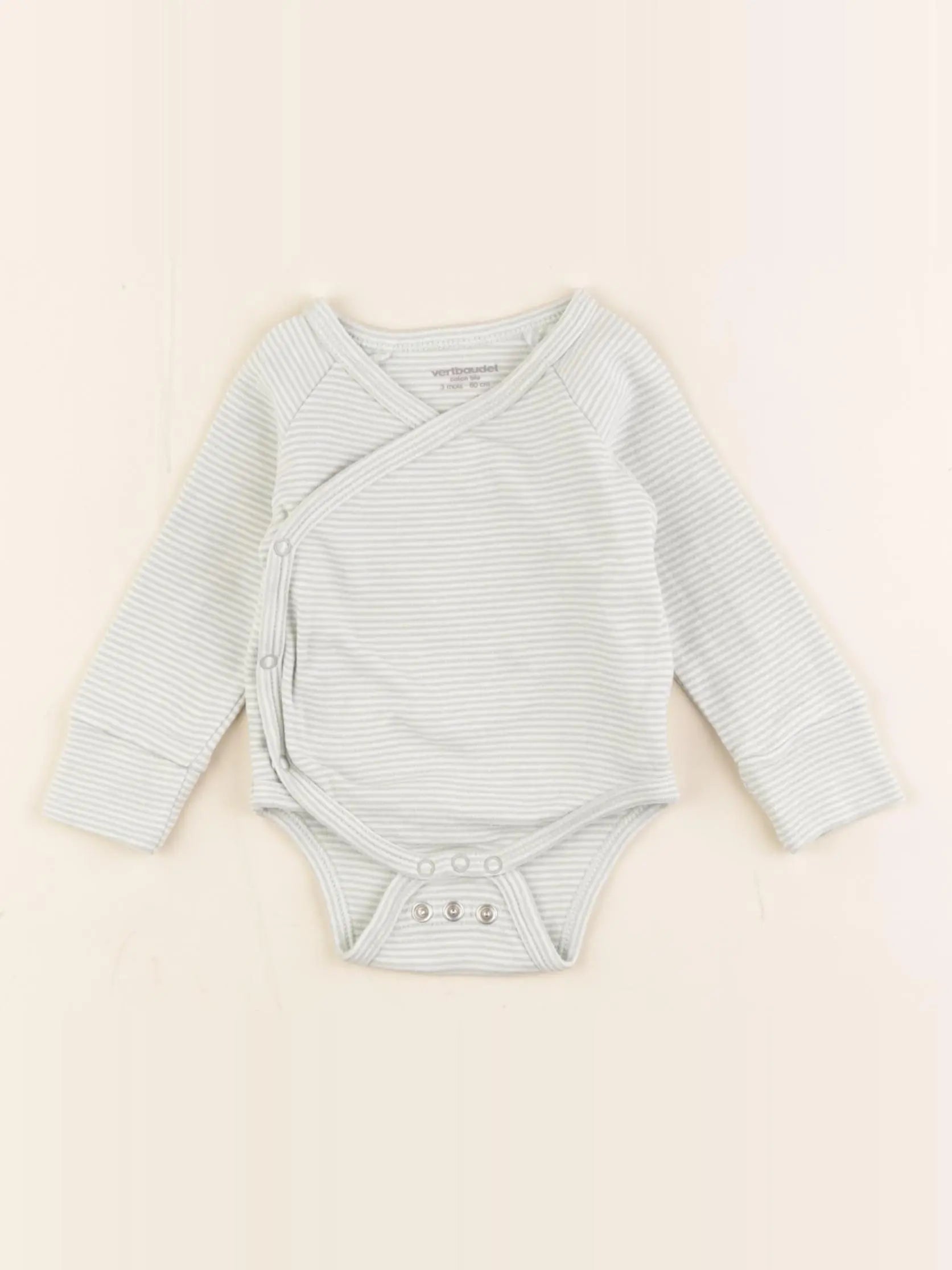 Vertbaudet - body vert - 3 mois