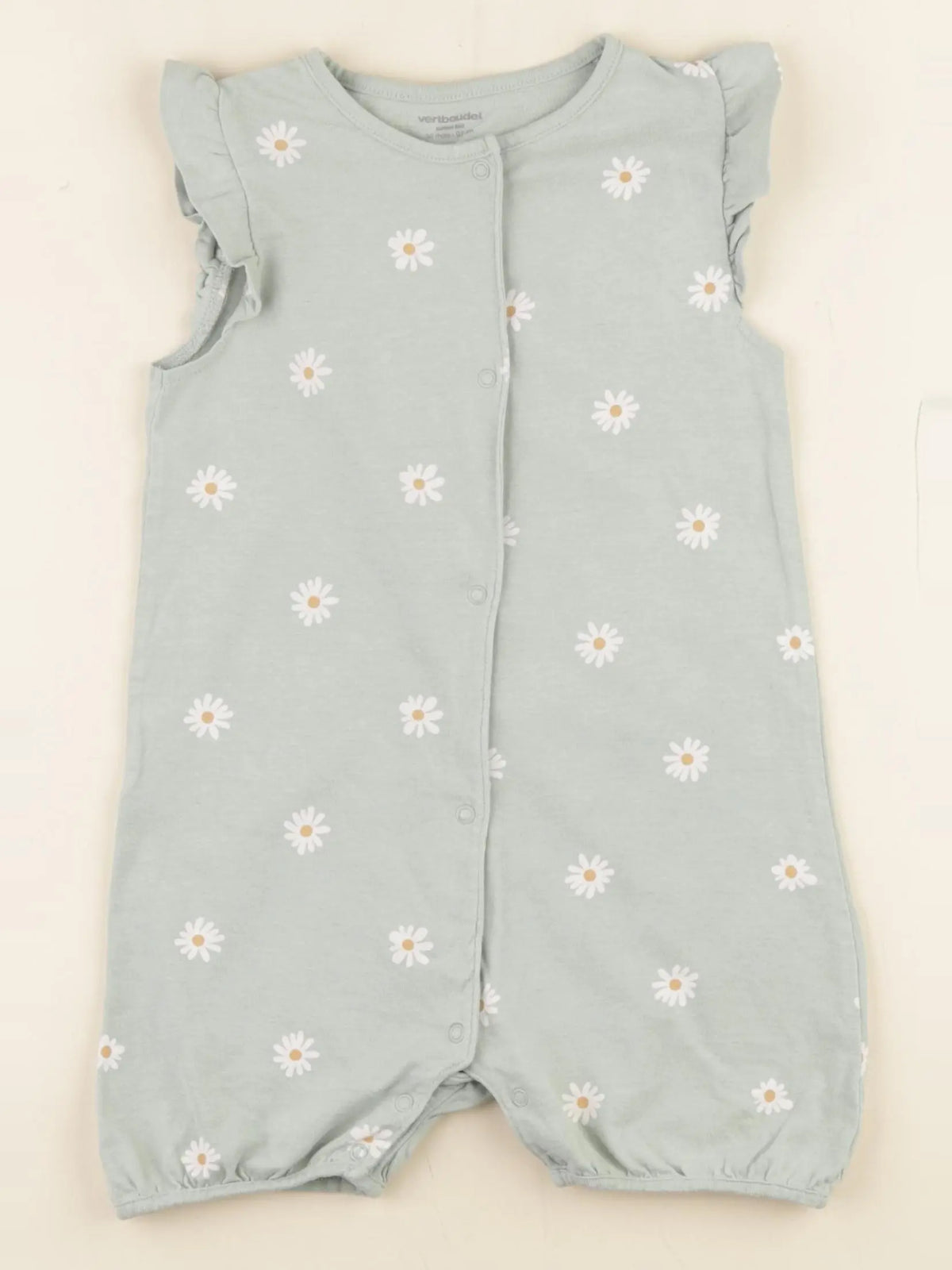 Vertbaudet - pyjama coton vert - 36 mois