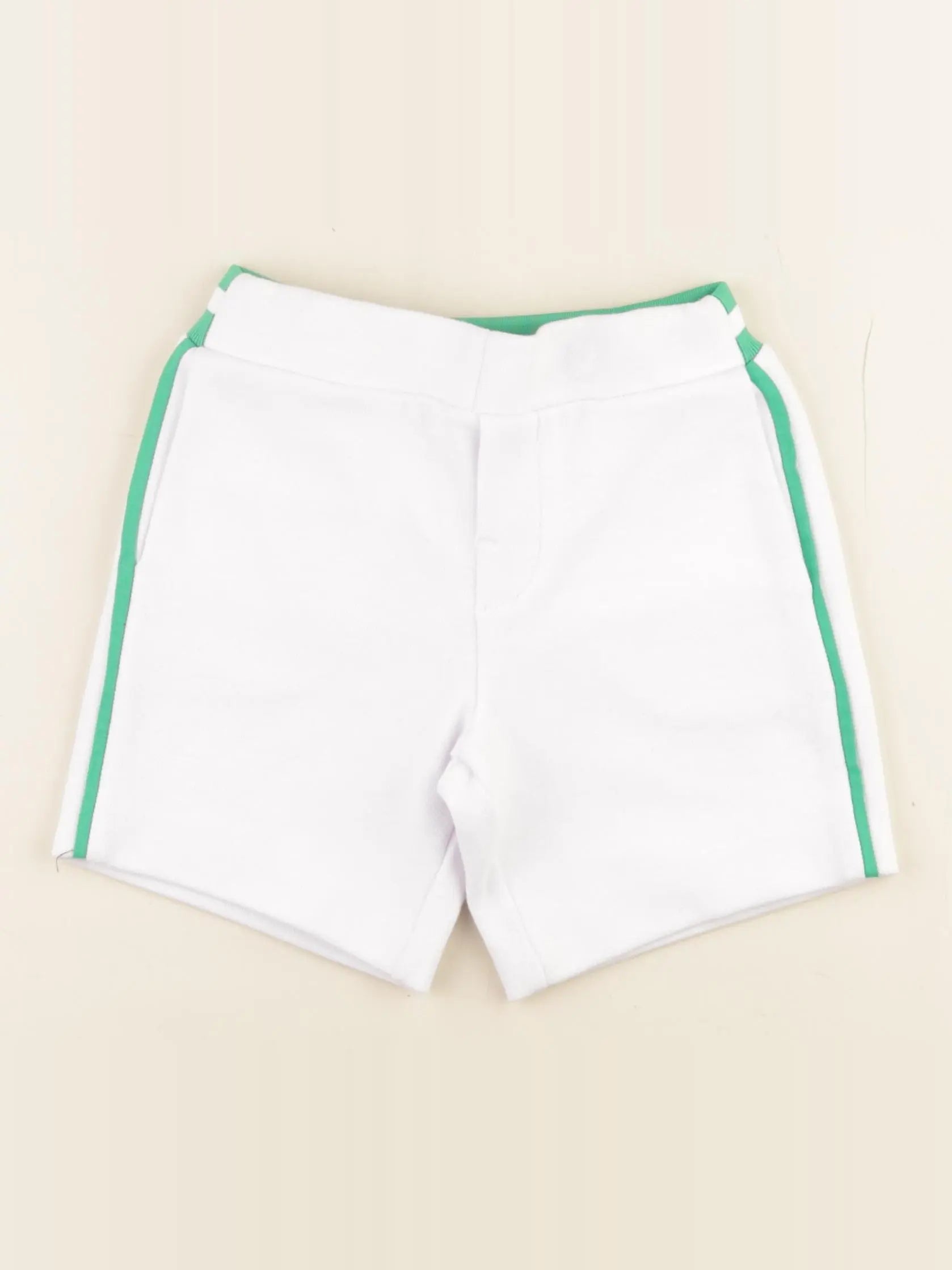 Jacadi - short blanc, vert - 5 ans