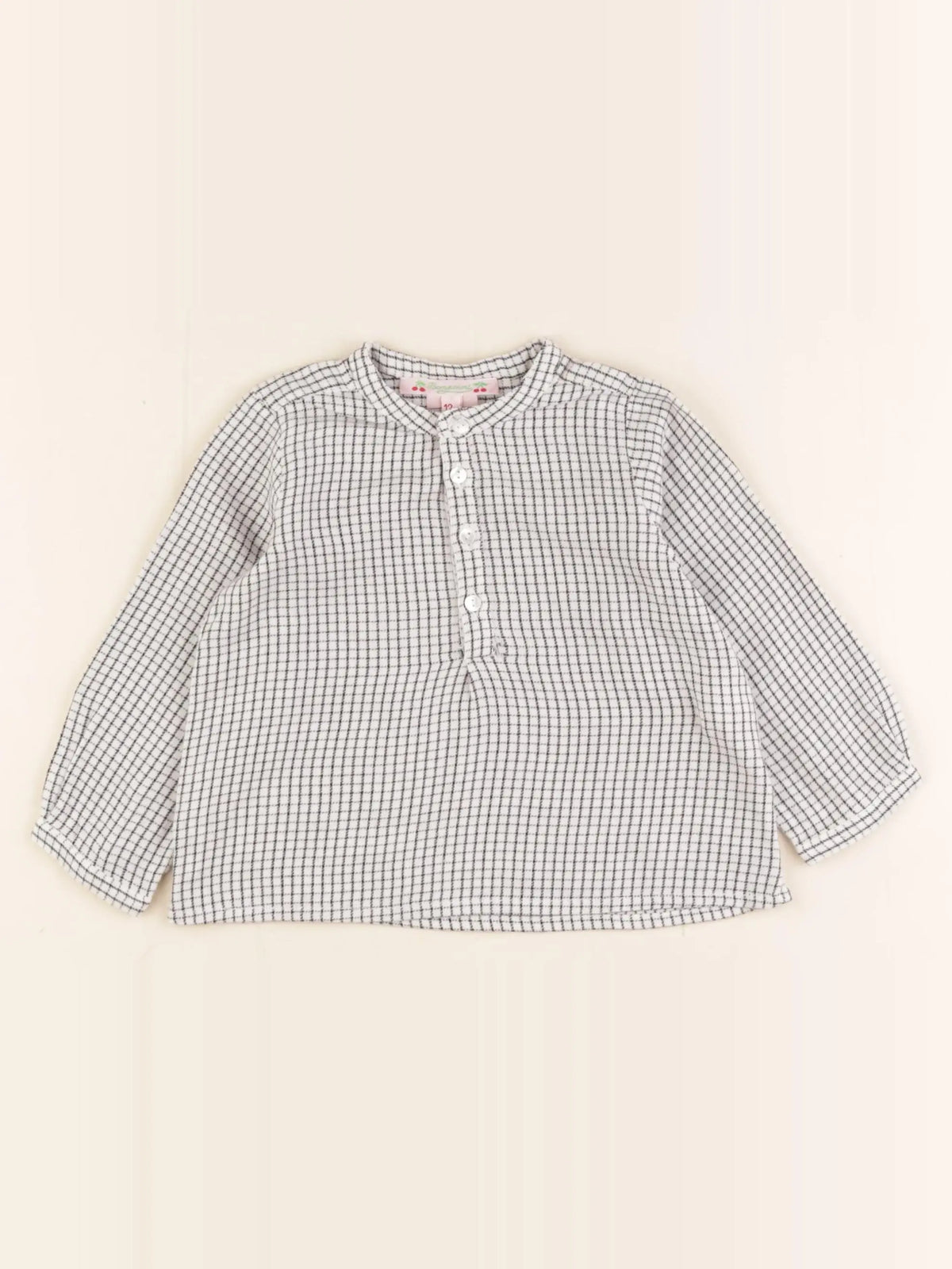 Bonpoint - chemise noir - 12 mois