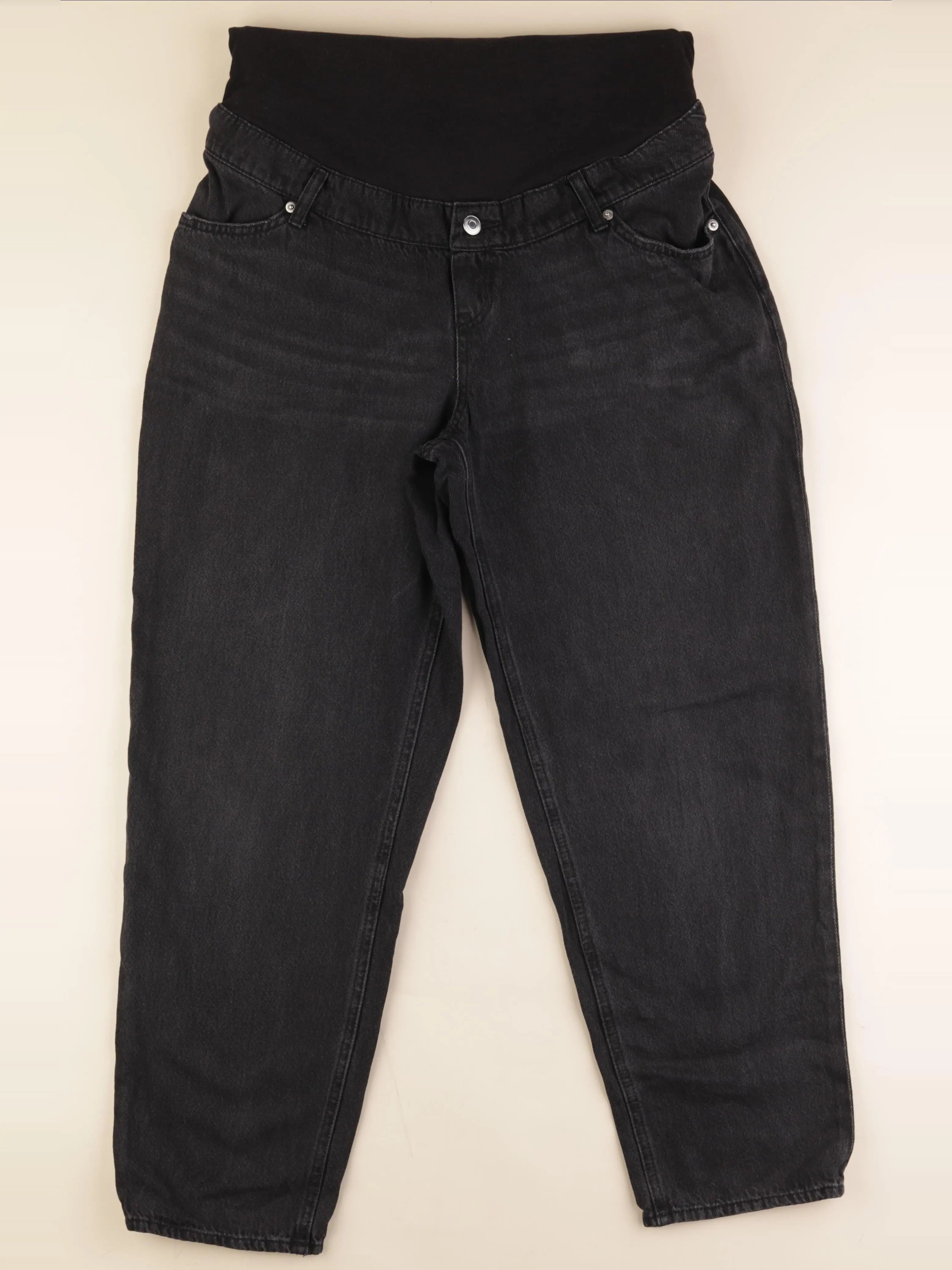 H&M - jean grossesse noir - l