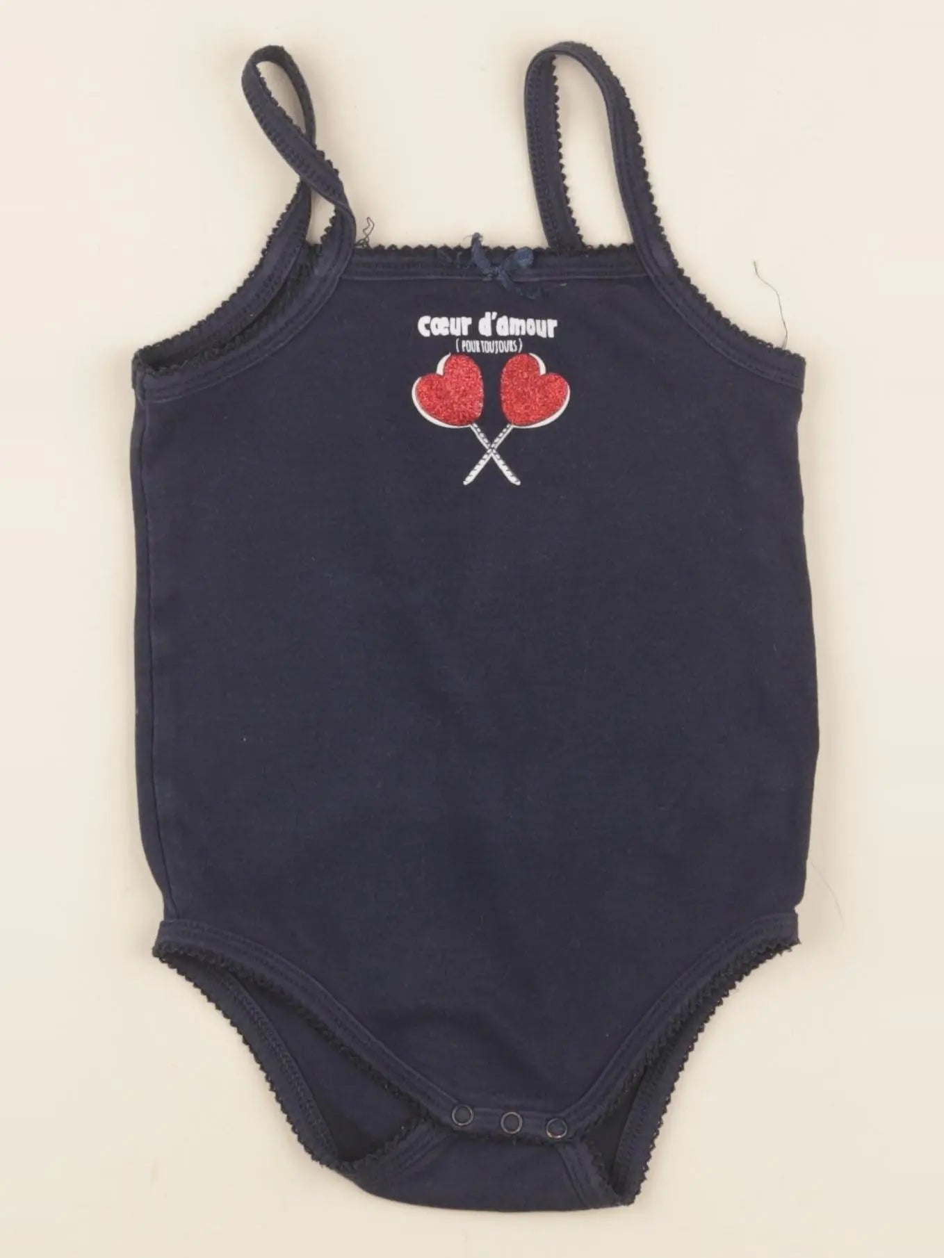 Vertbaudet - body bleu - 36 mois