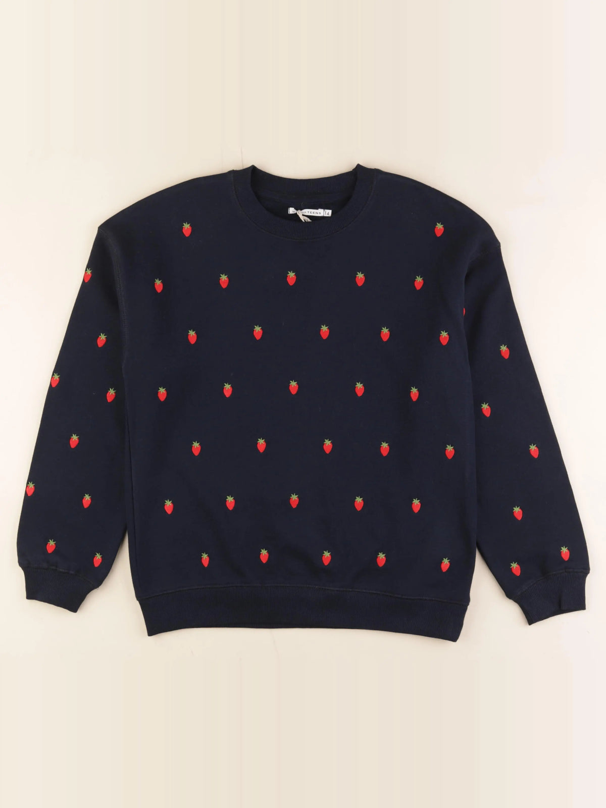 Monoprix - sweat bleu - 14 ans