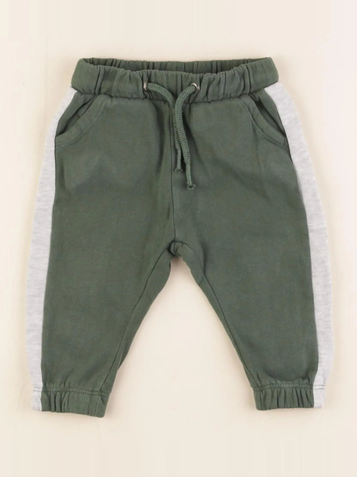 Vertbaudet - jogging vert - 9 mois