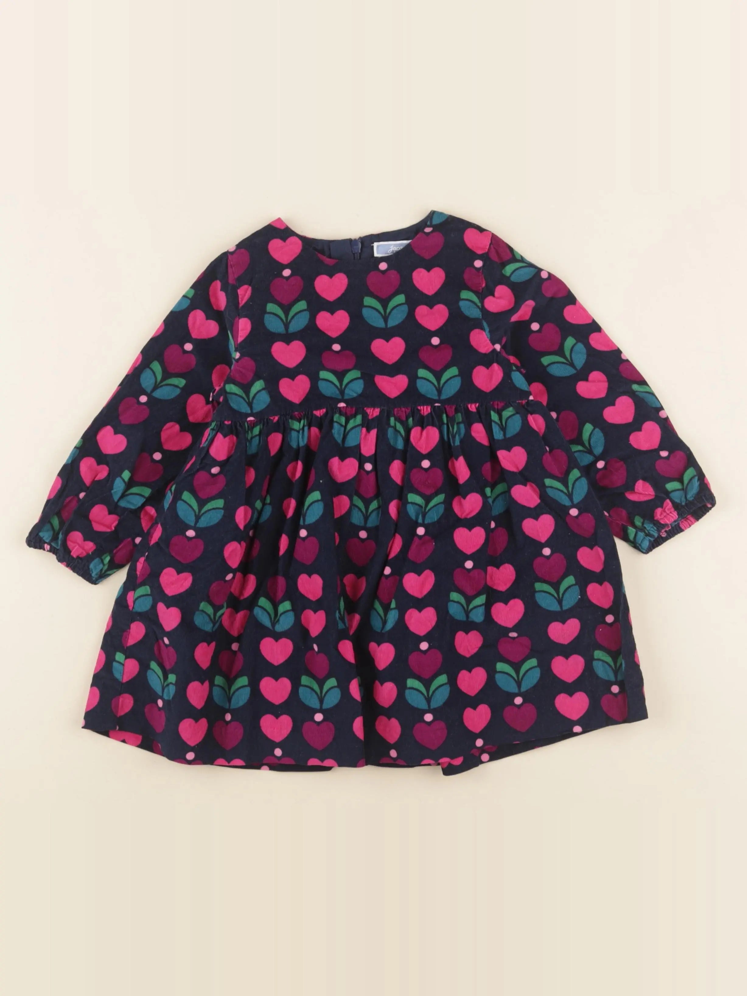 Jacadi - robe rose - 24 mois