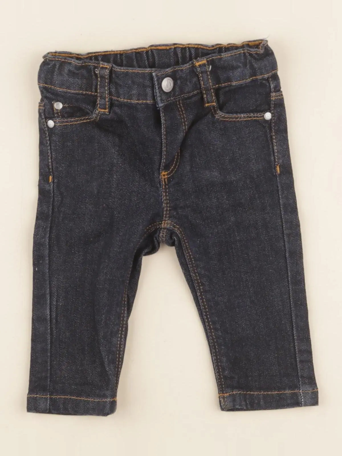 Petit Bateau - jean bleu - 3 mois