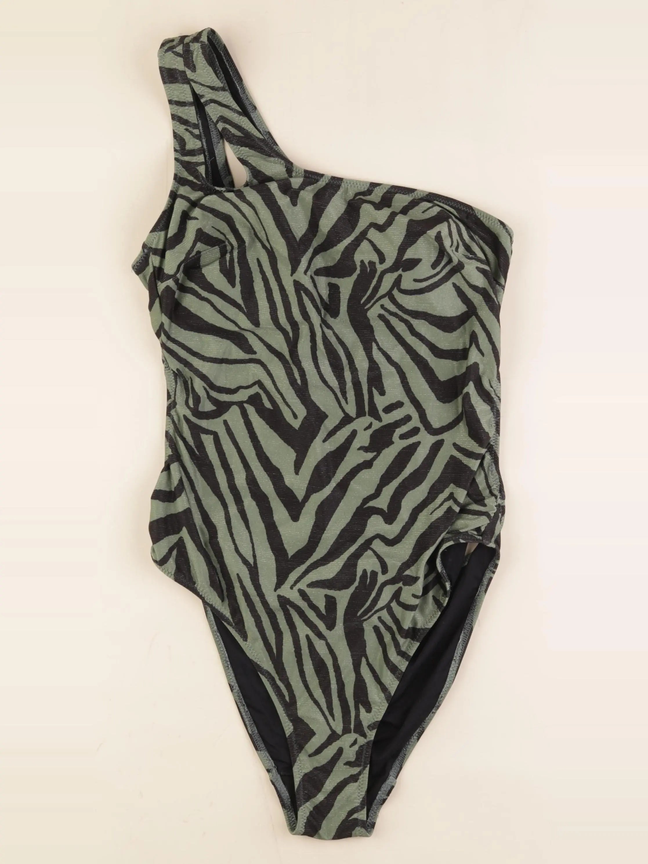 Cache Cœur - maillot de bain grossesse vert, noir - s