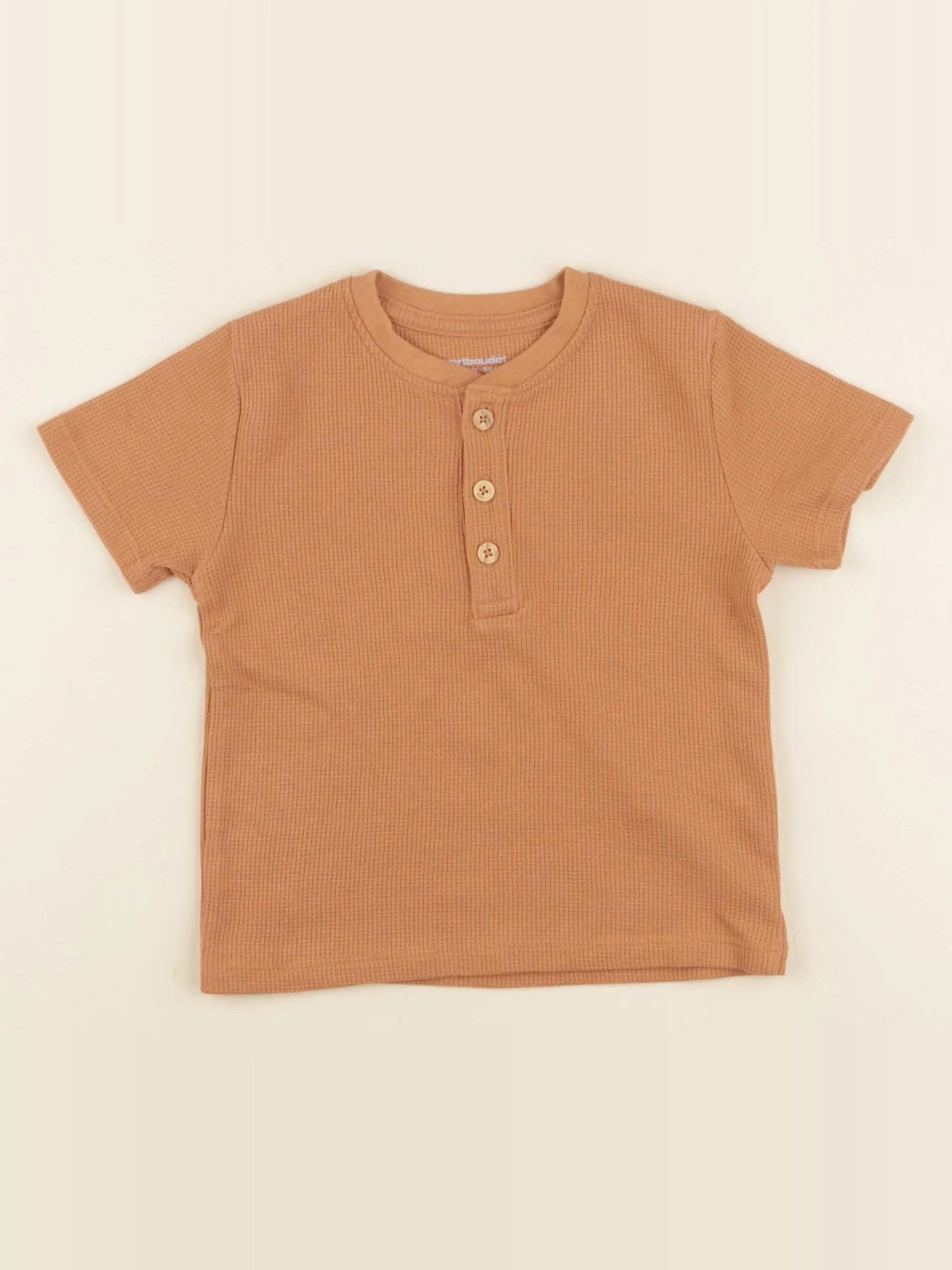 Vertbaudet - tee-shirt marron - 24 mois