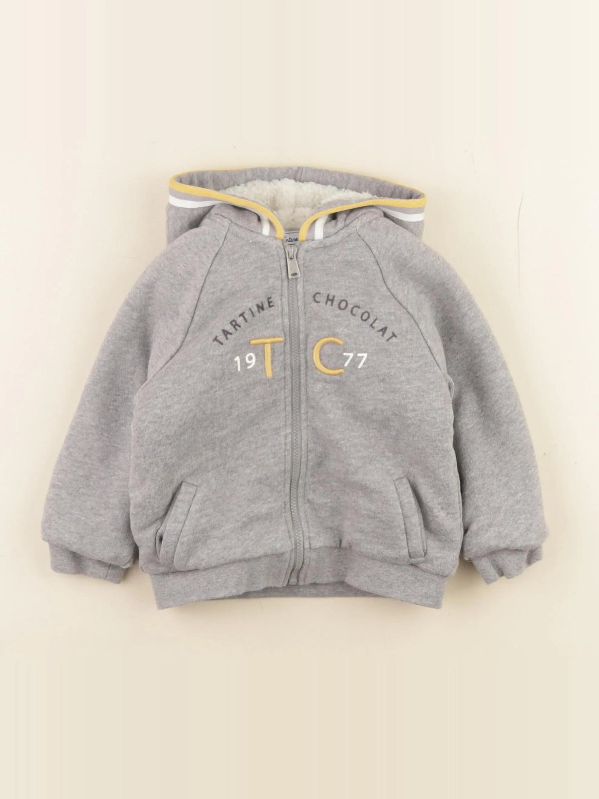 Tartine & Chocolat - sweat gris - 3 ans
