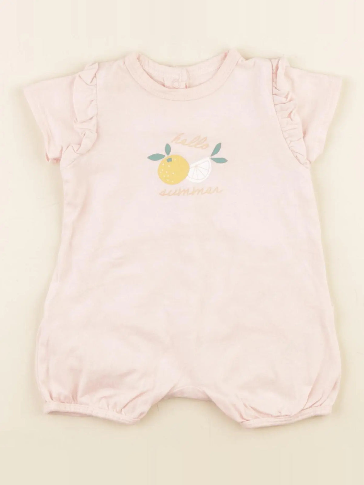 Vertbaudet - combinaison rose - 3 mois