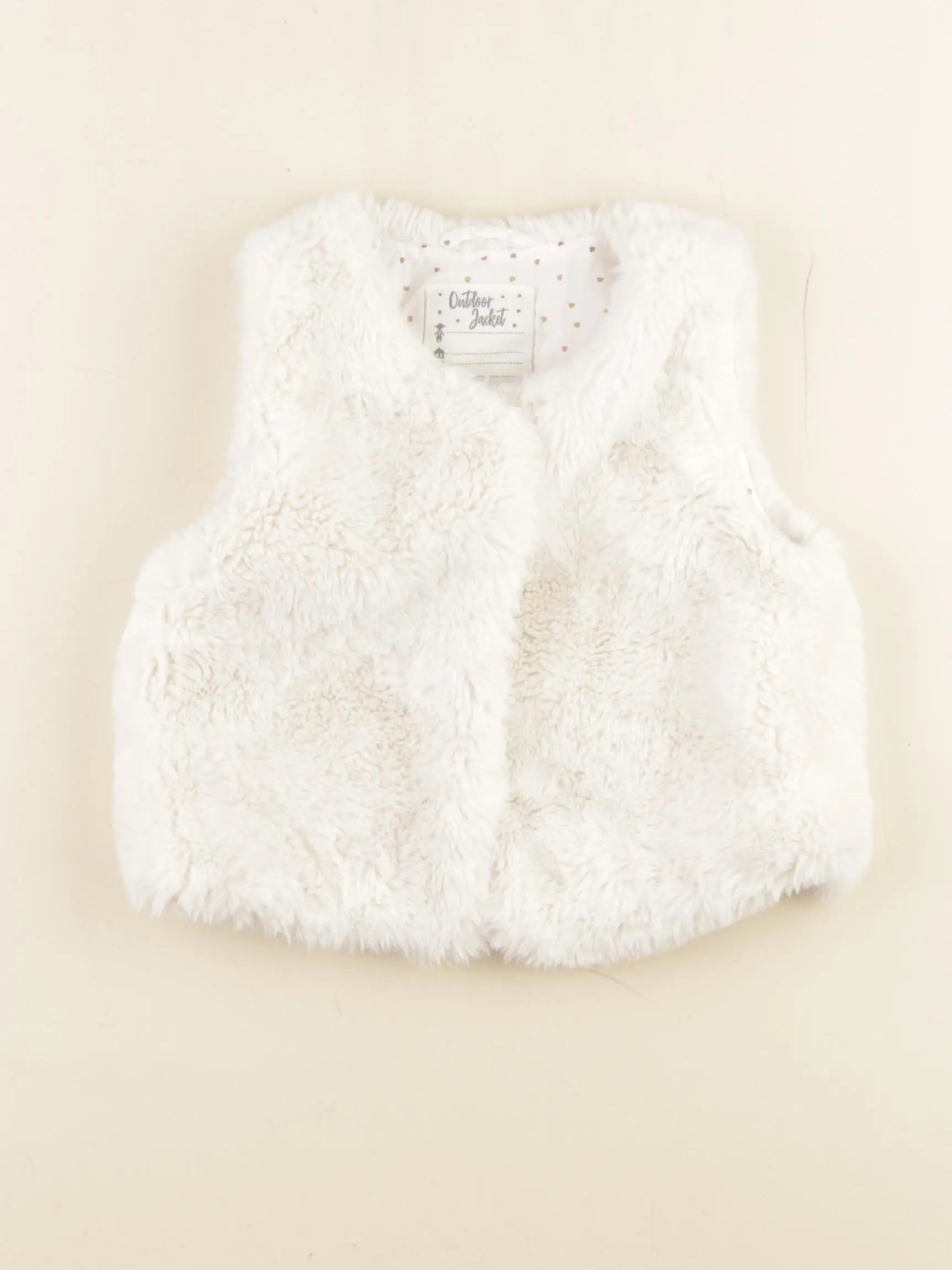 Vertbaudet - gilet beige - 5 ans