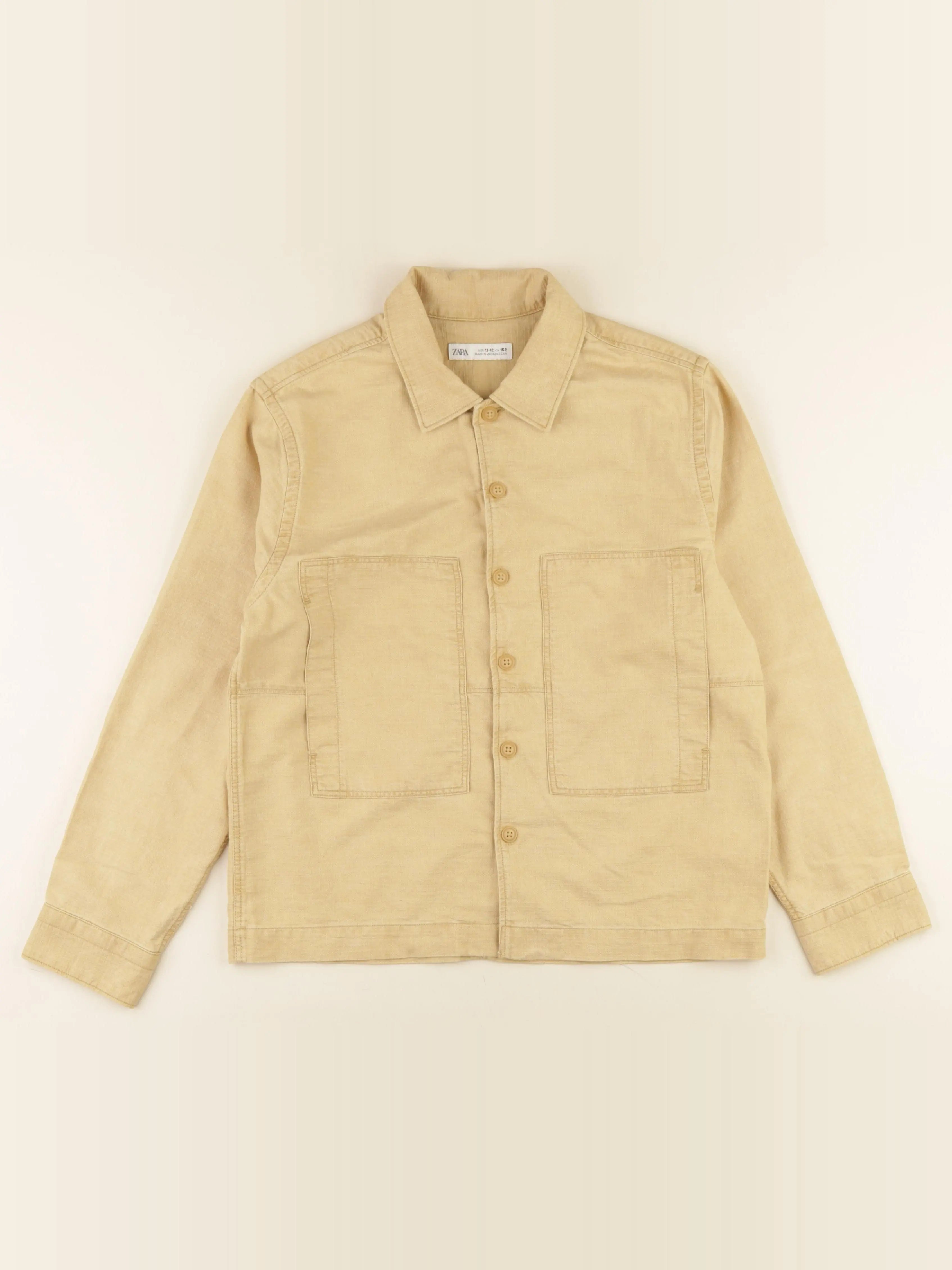 Zara - chemise jaune - 11/12 ans