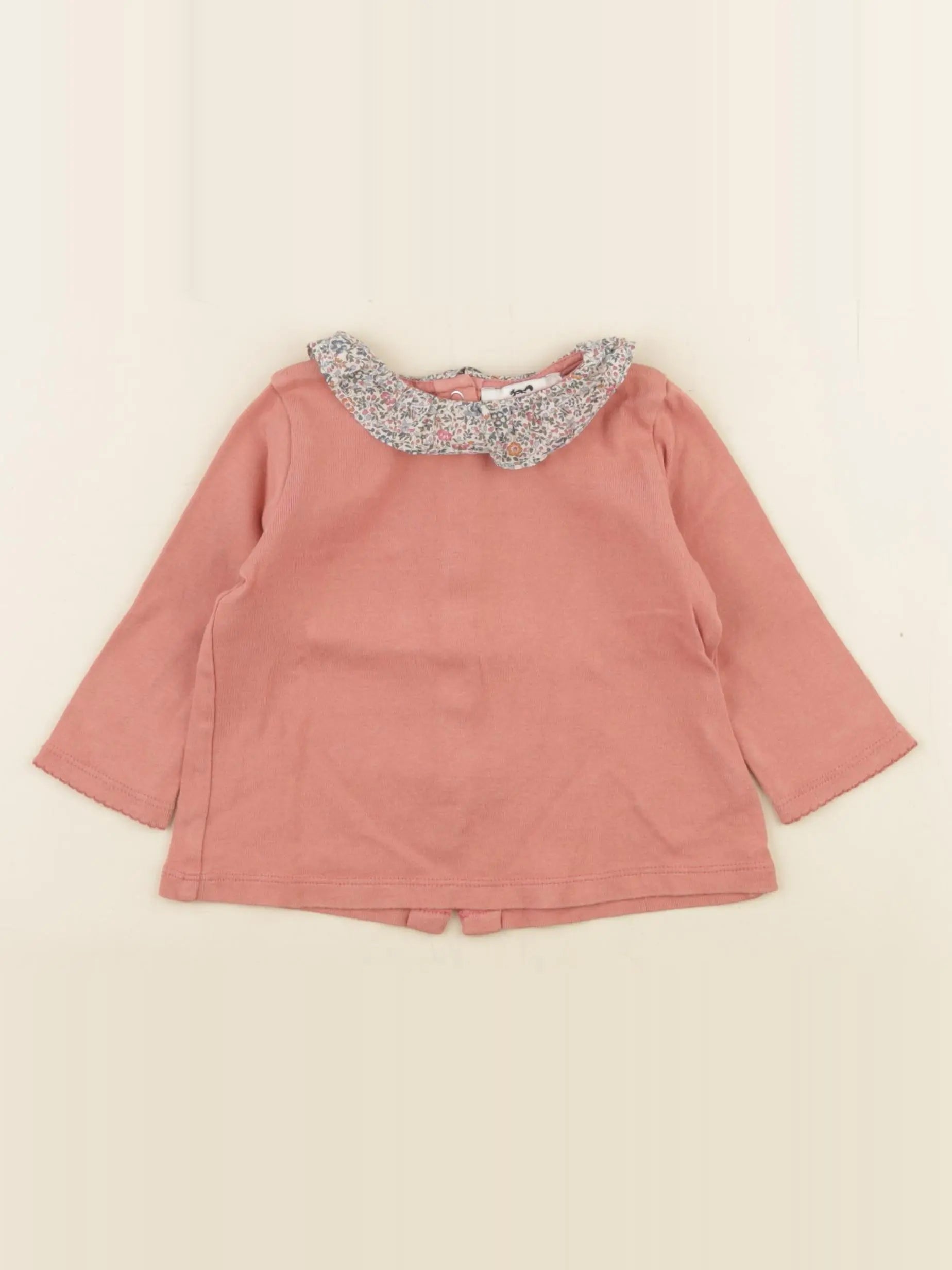 Cyrillus - tee-shirt rose - 9 mois