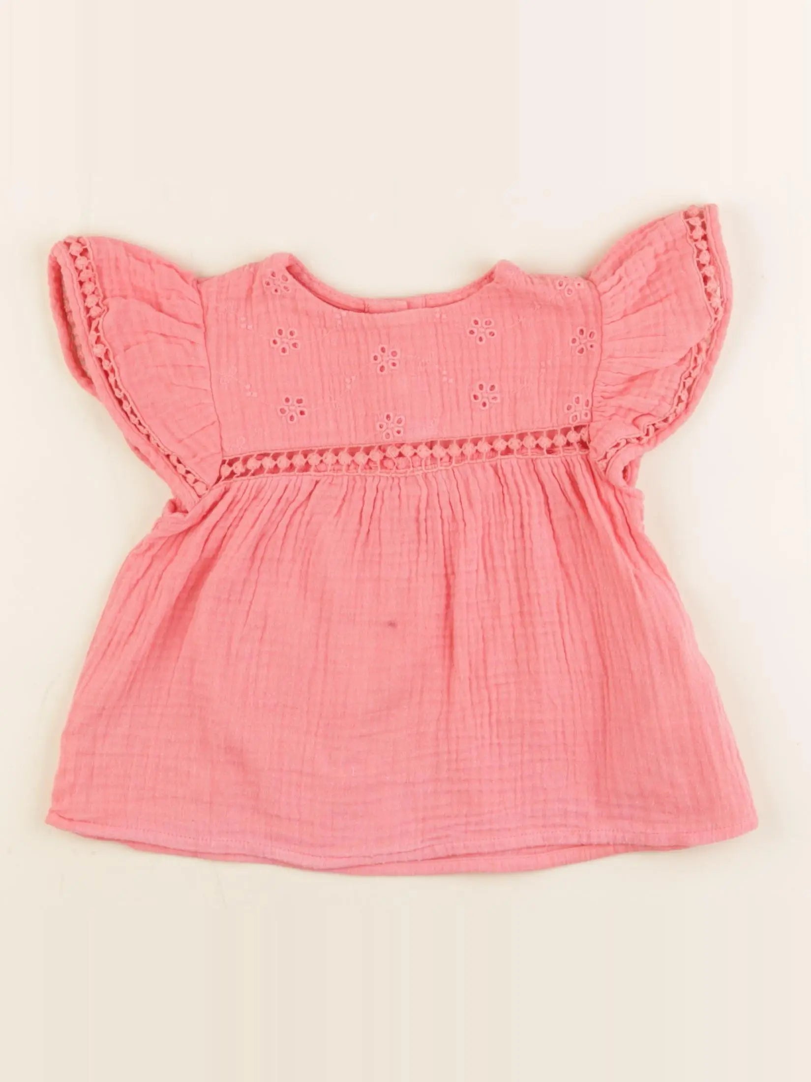 Vertbaudet - blouse rose - 2 ans