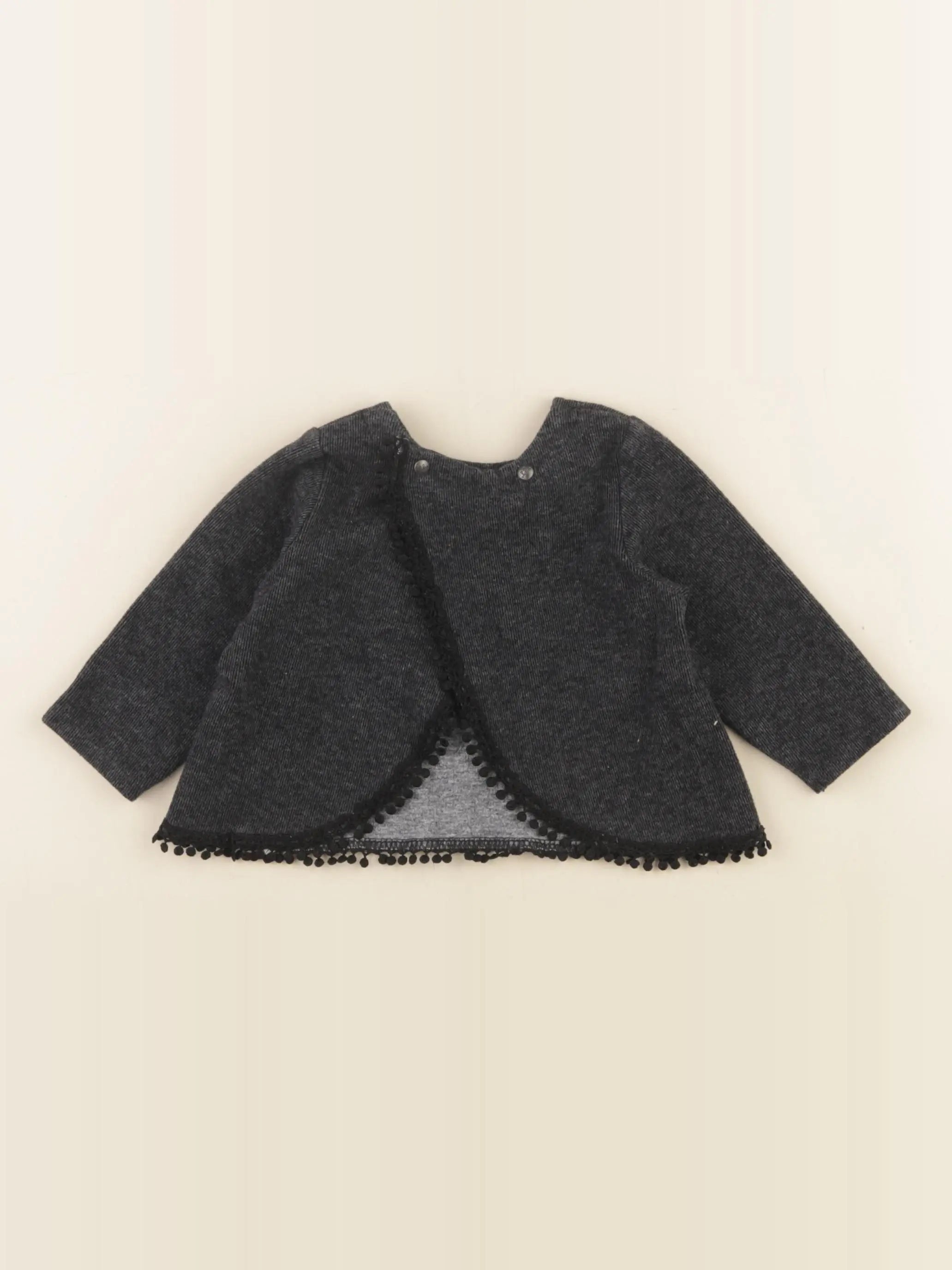 IKKS - pull gris, argent - 6 mois