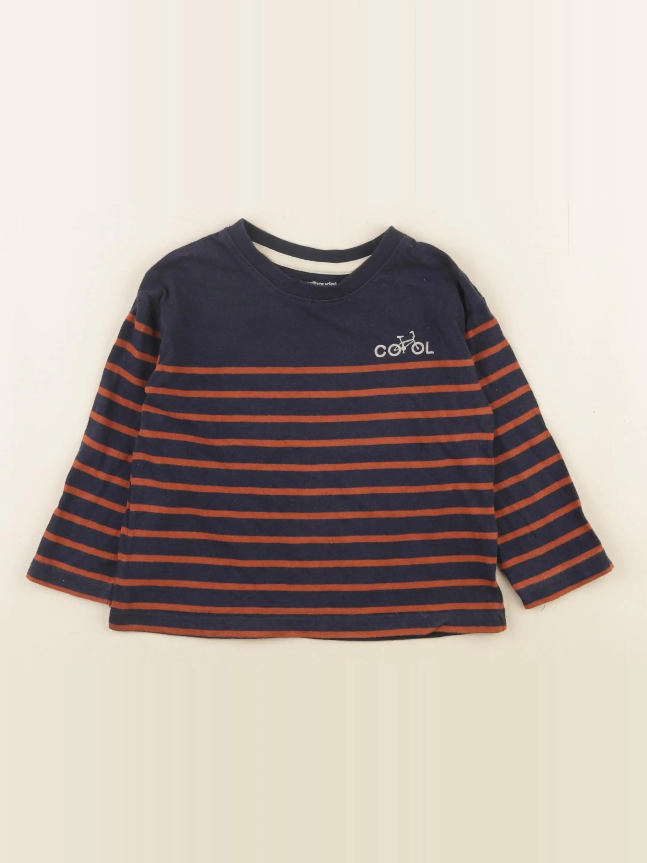Vertbaudet - tee-shirt bleu - 3 ans