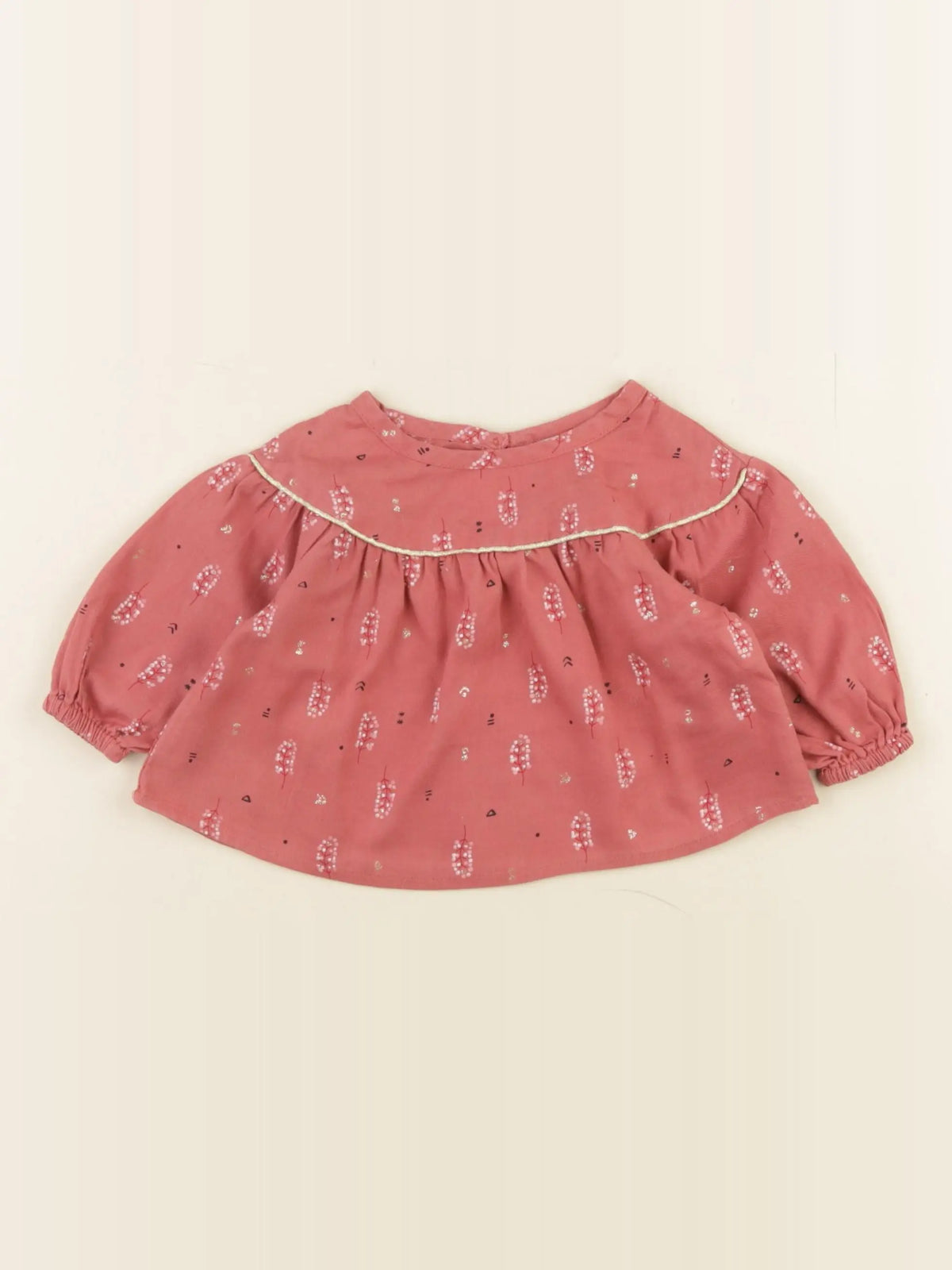 Tape à l'oeil - blouse rose - 3 mois