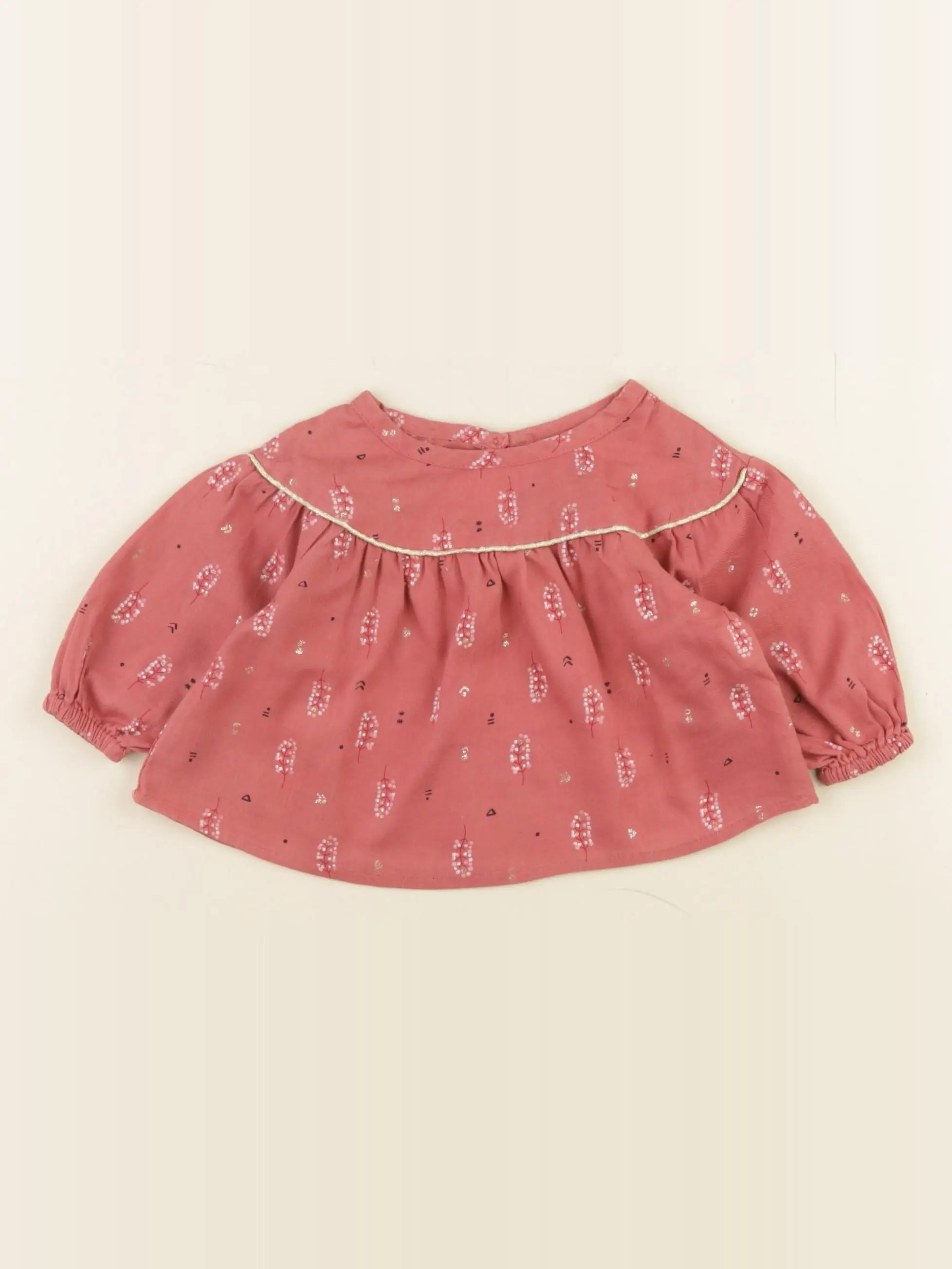 Tape à l'oeil - blouse rose - 3 mois