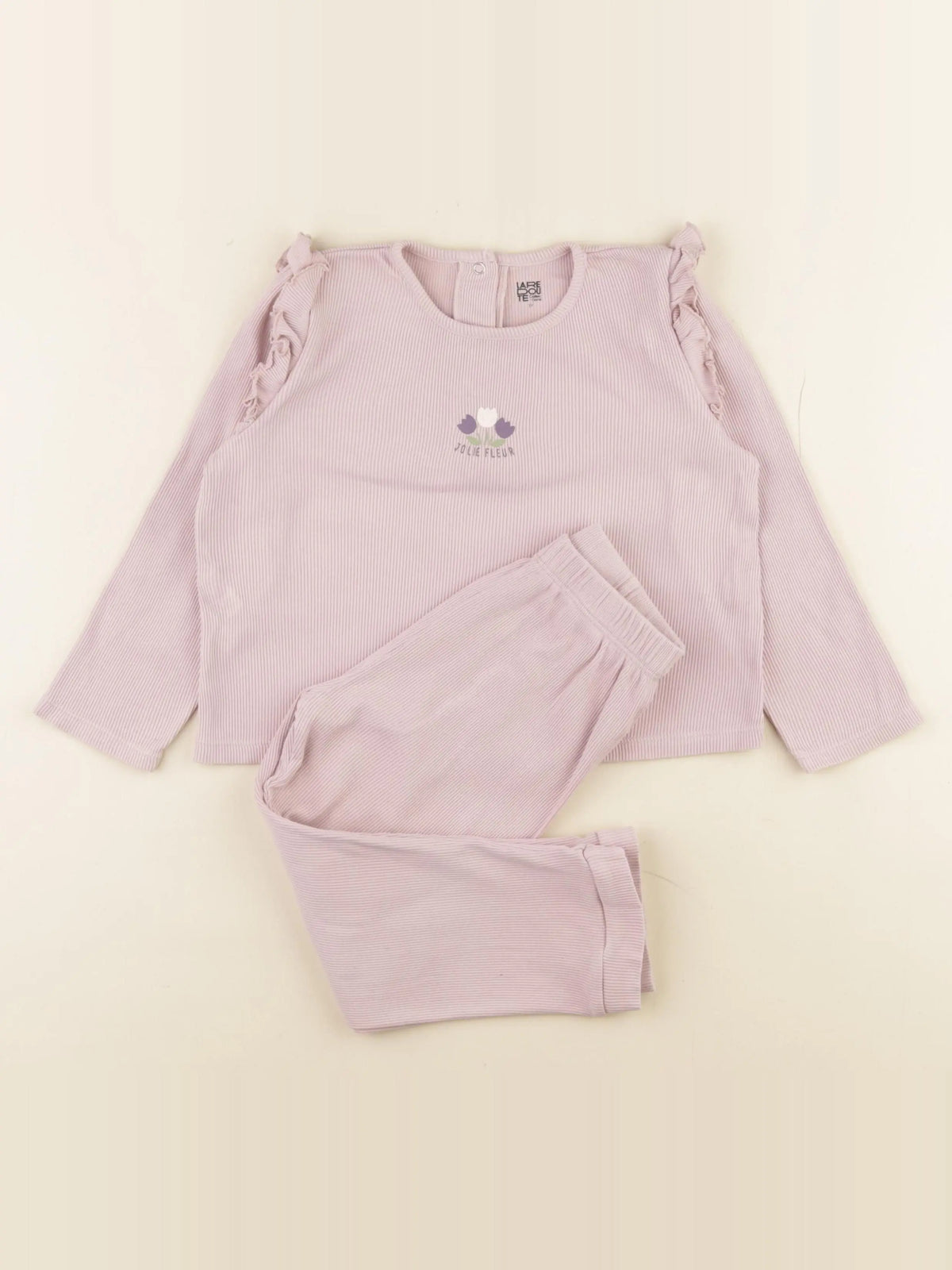 La Redoute - pyjama coton rose - 3 ans
