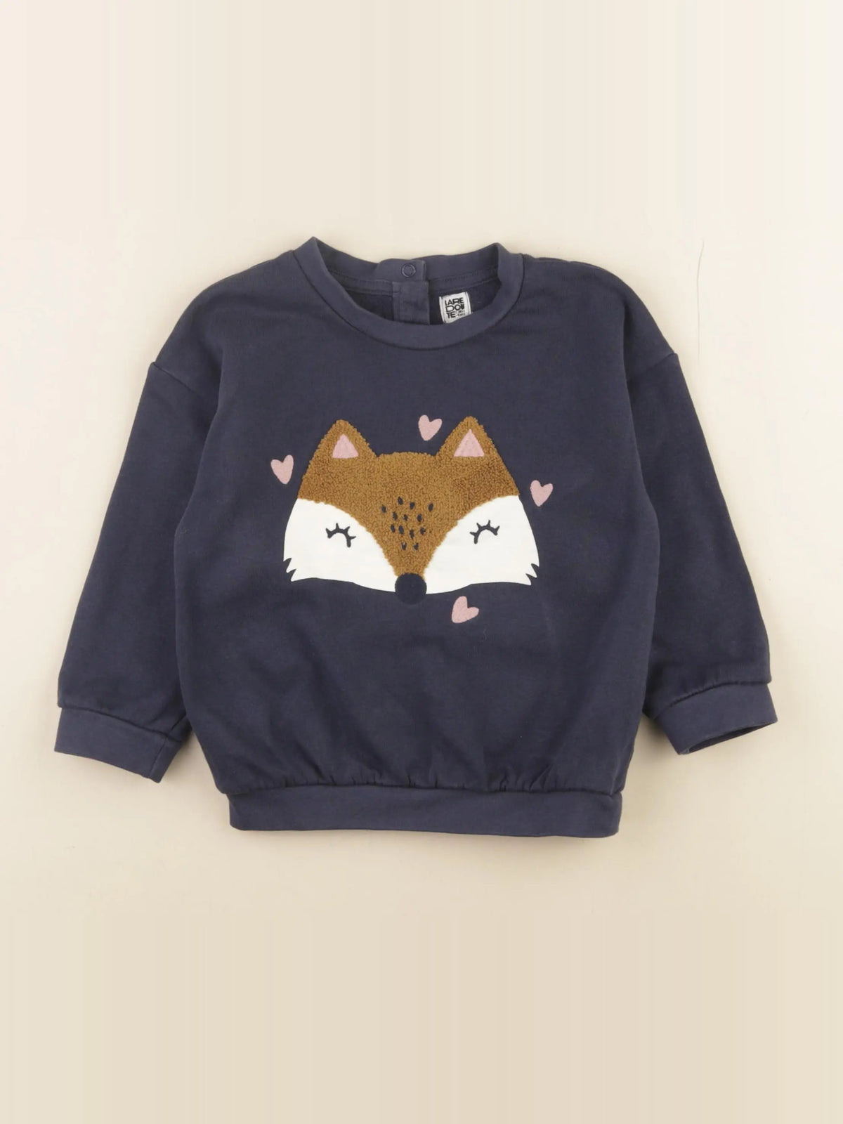La Redoute - sweat bleu - 3 ans