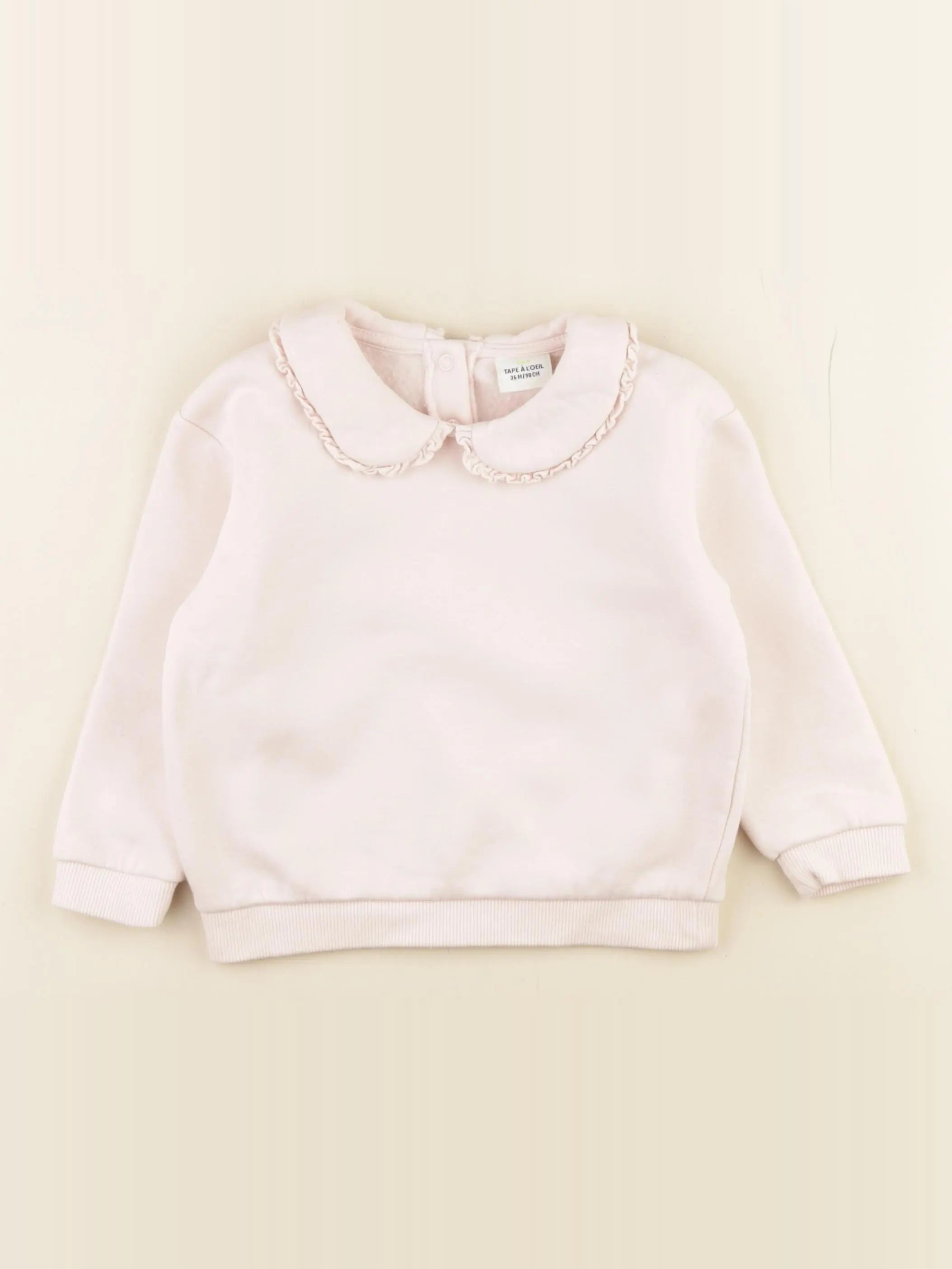 Tape à l'oeil - sweat rose - 36 mois