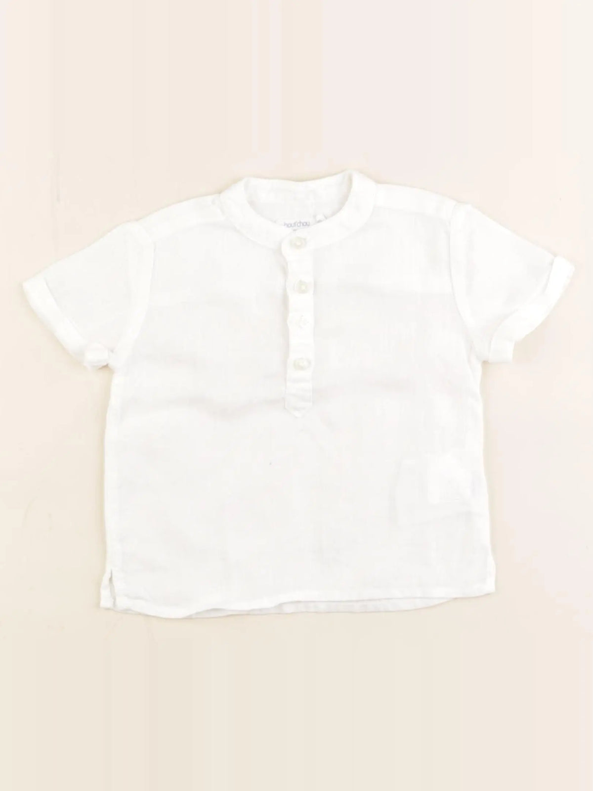 Boutchou - chemise blanc - 6 mois