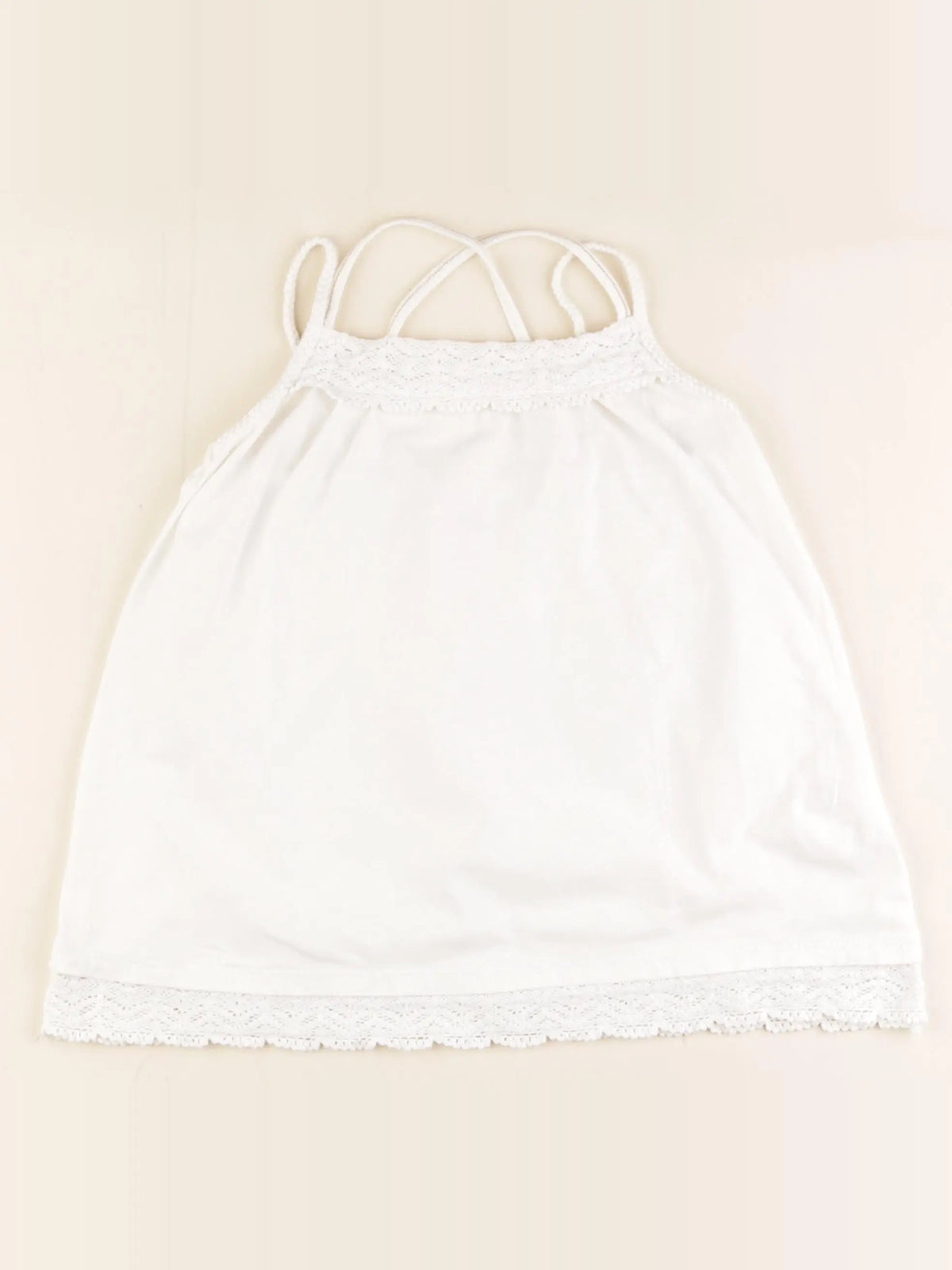 Vertbaudet - débardeur blanc - 6 ans