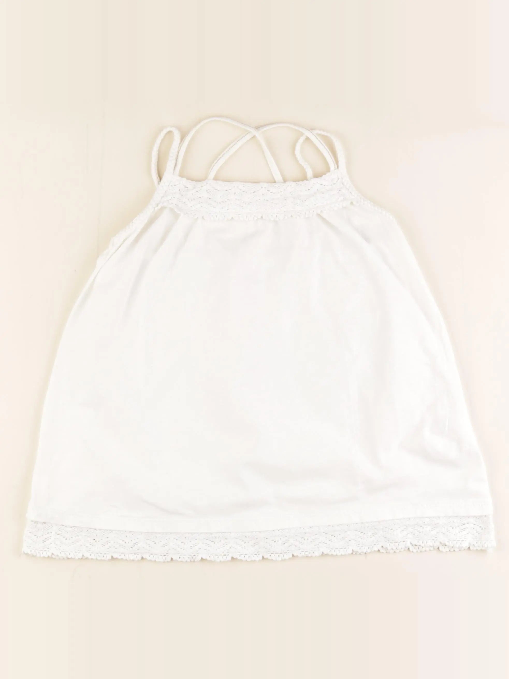 Vertbaudet - débardeur blanc - 6 ans