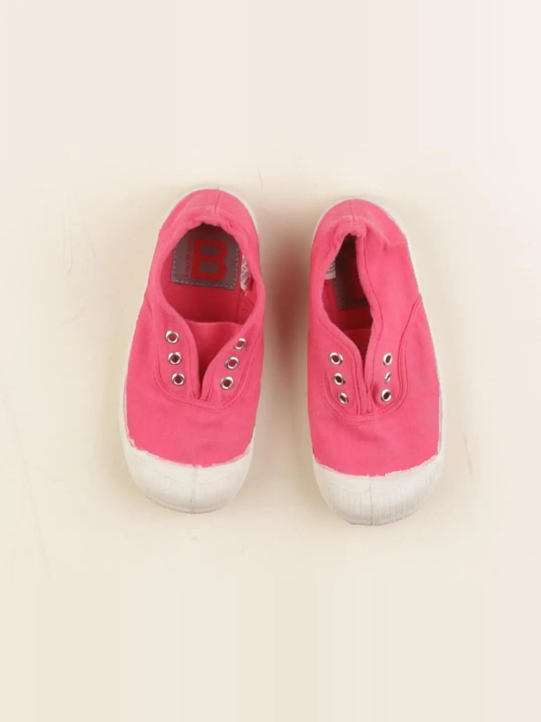 Bensimon - tennis élastiqué rose - pointure 24