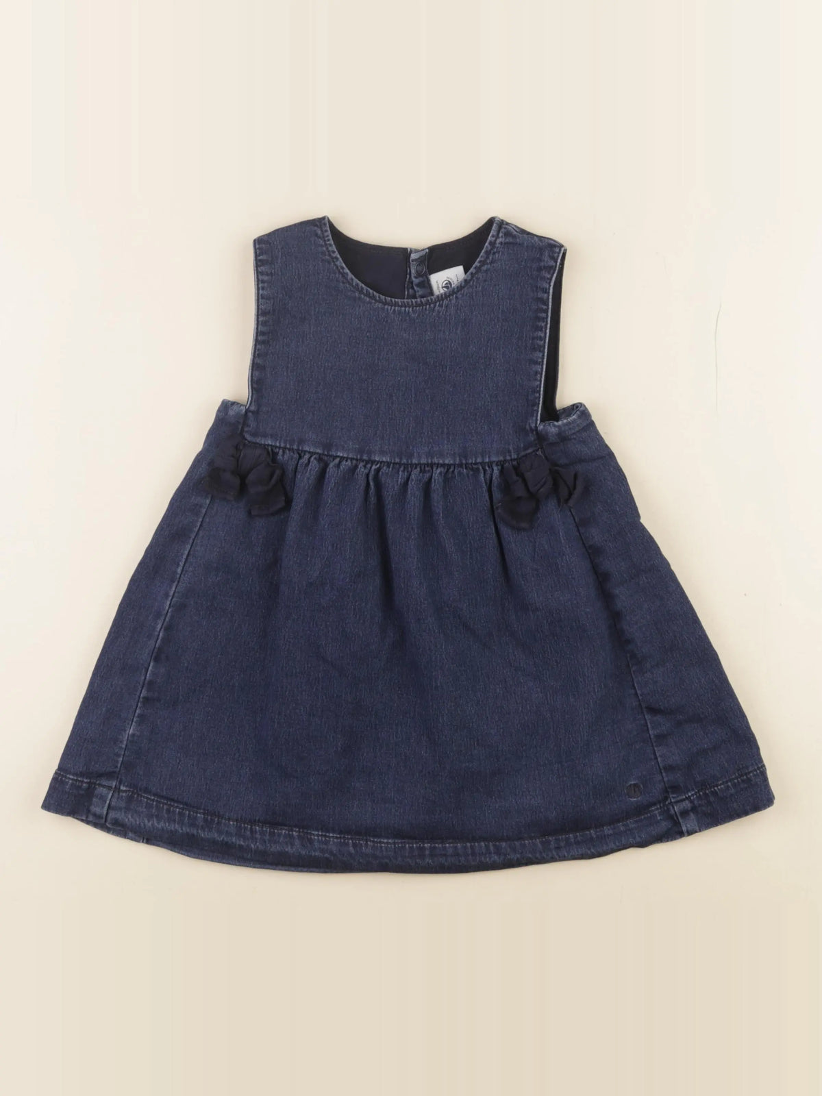 Petit Bateau - robe bleu - 24 mois