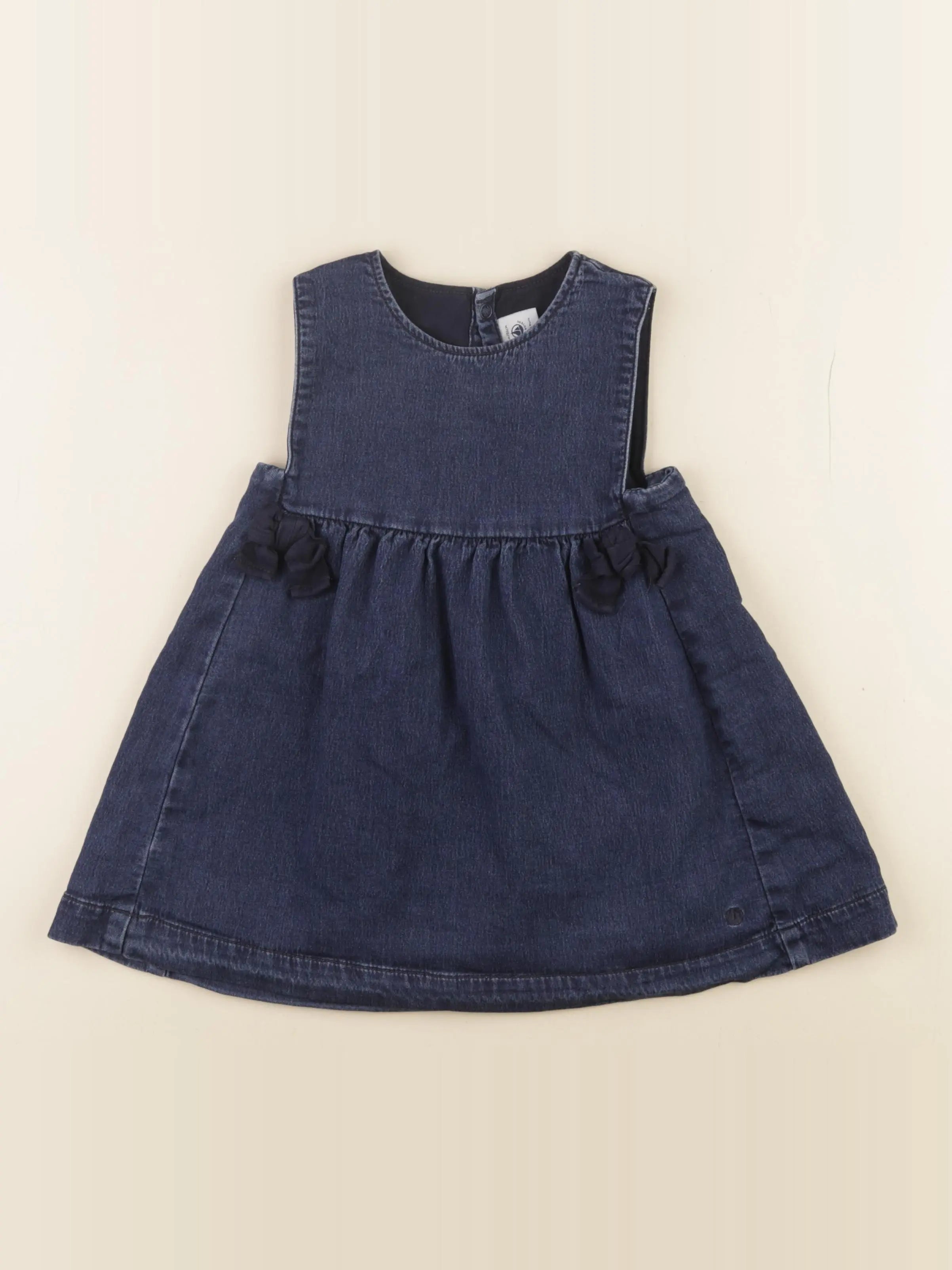 Petit Bateau - robe bleu - 24 mois