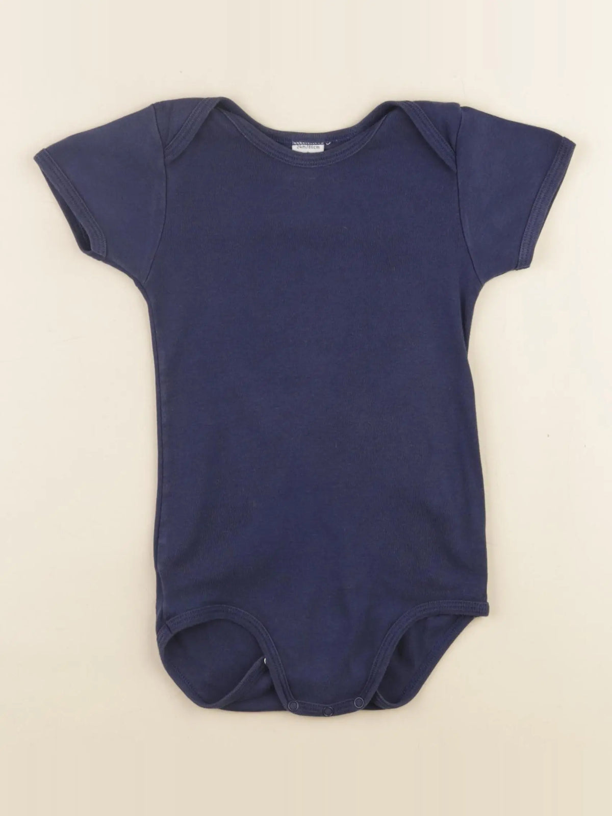 Petit Bateau - body bleu - 24 mois