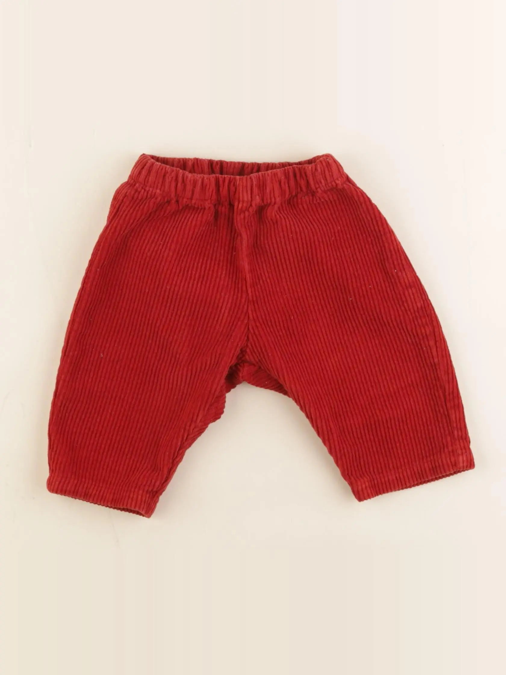 Petit Bateau - sarouel rouge - 6 mois