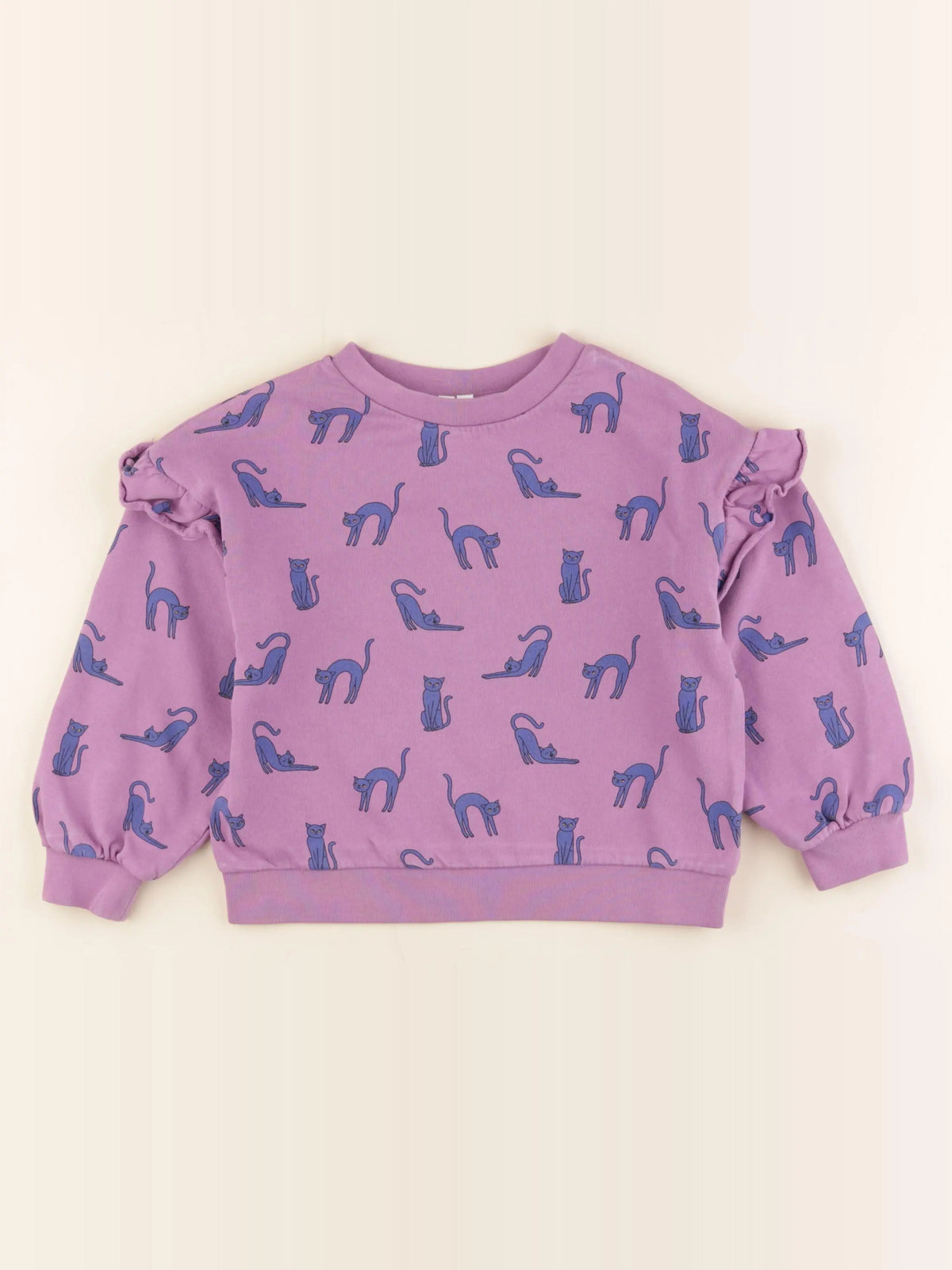Arket - sweat violet, bleu - 4/6 ans