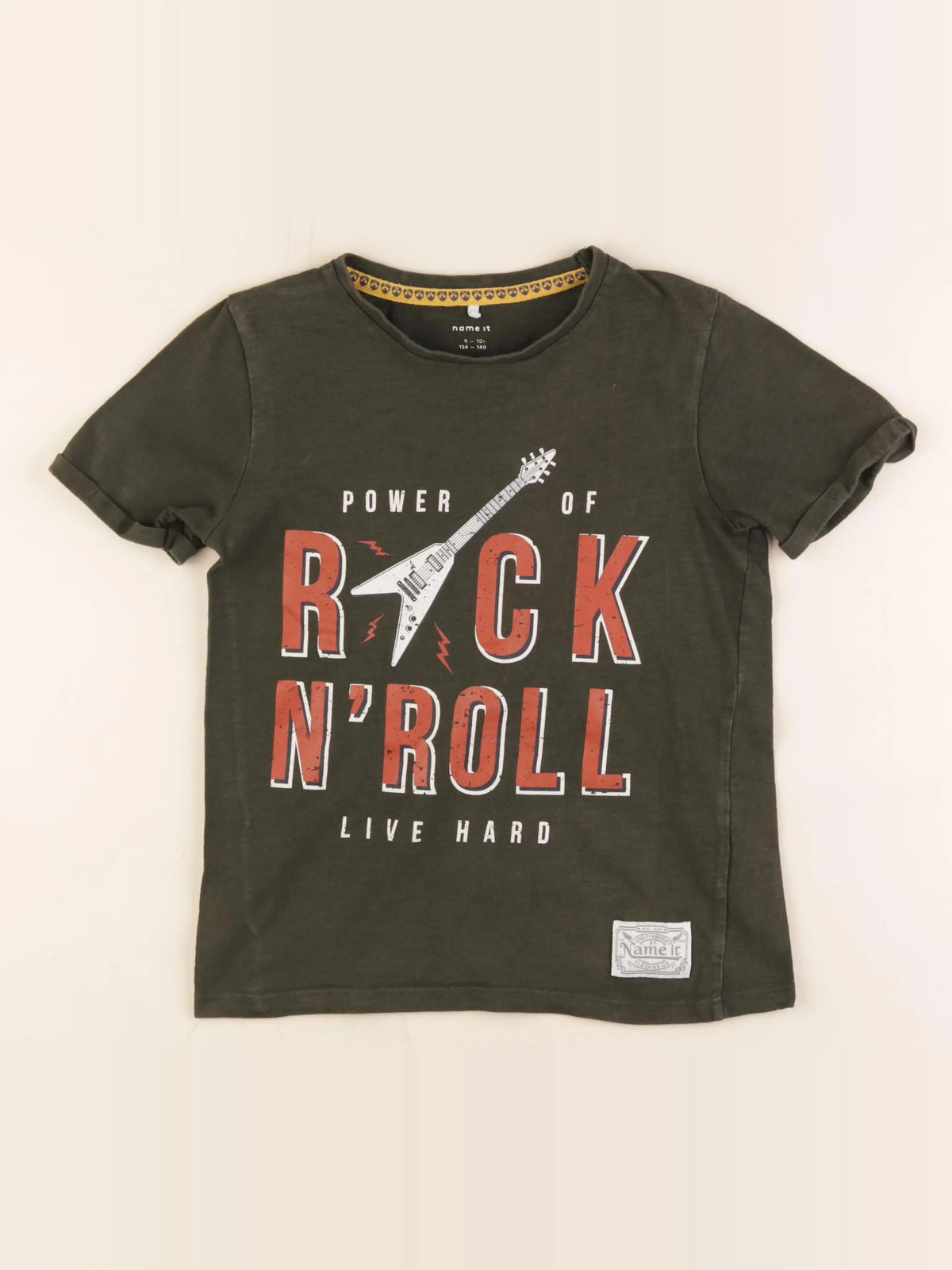 Name it - tee-shirt vert - 9/10 ans