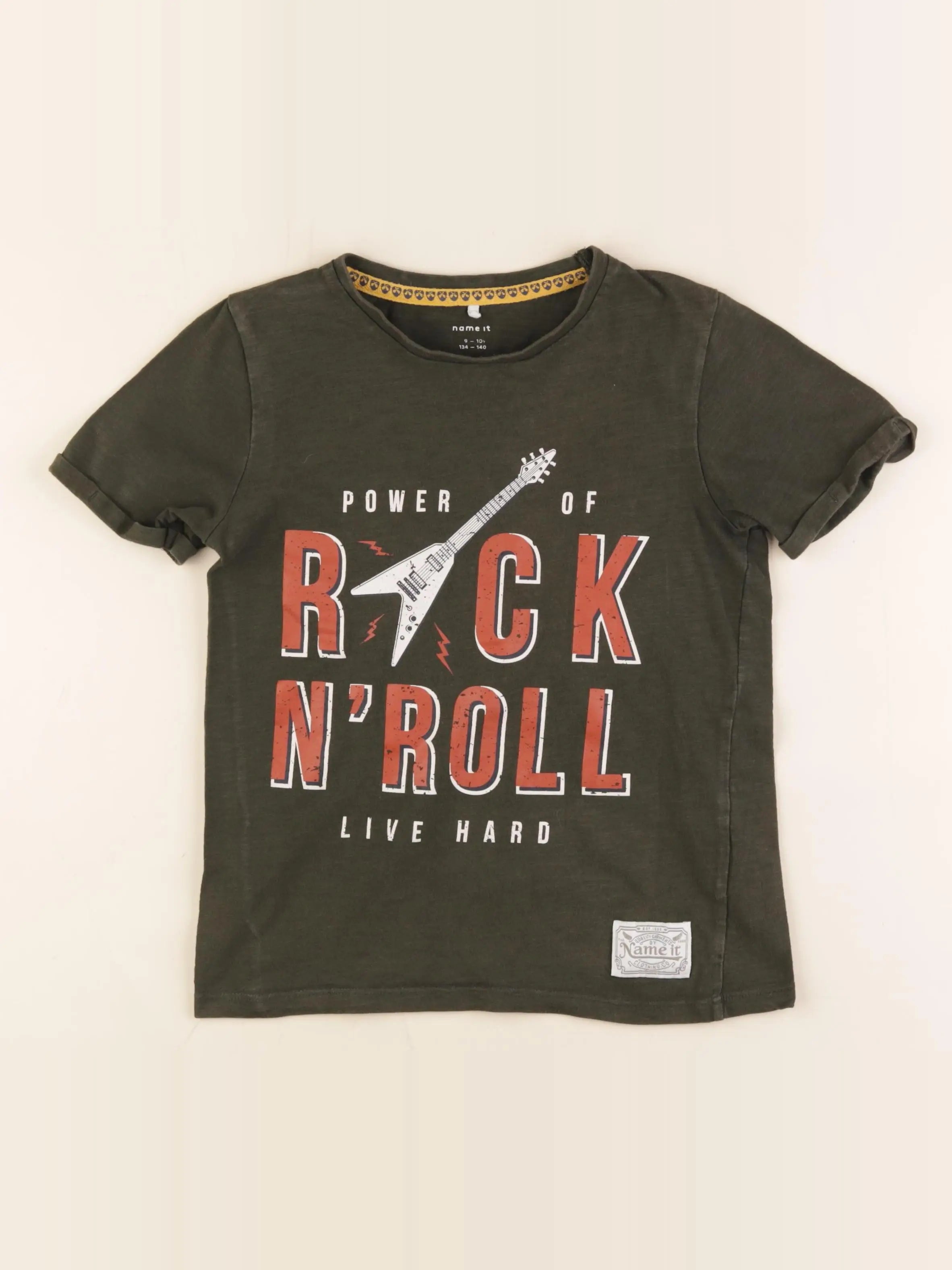 Name it - tee-shirt vert - 9/10 ans