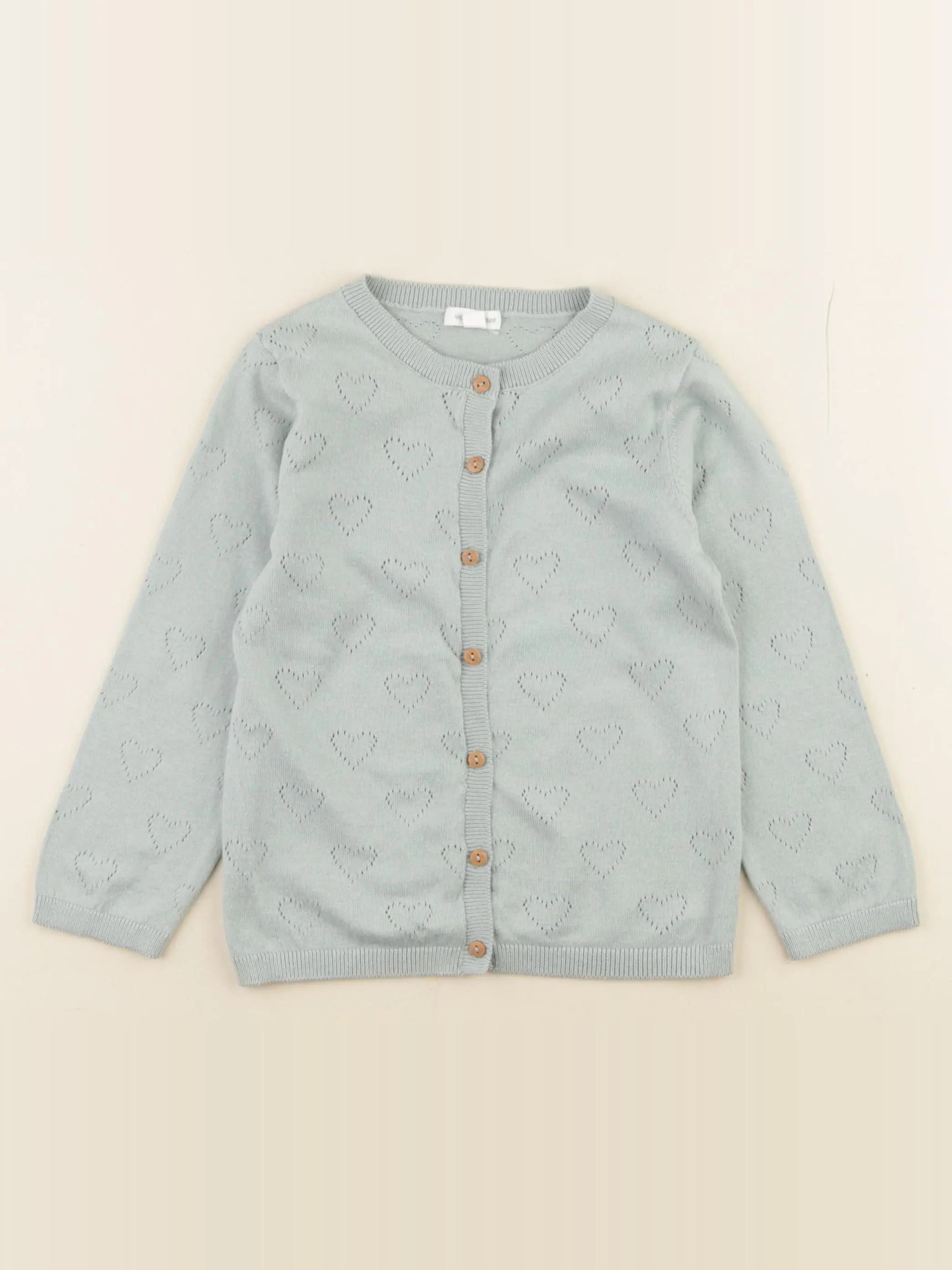 Vertbaudet - gilet vert - 3 ans