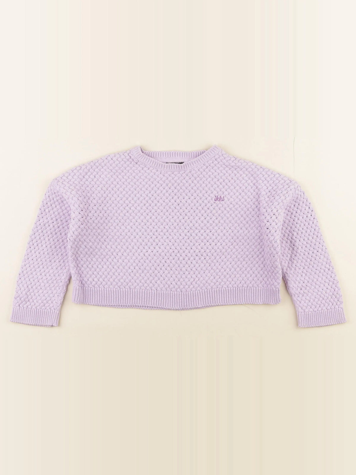 IKKS - pull court violet - 4 ans